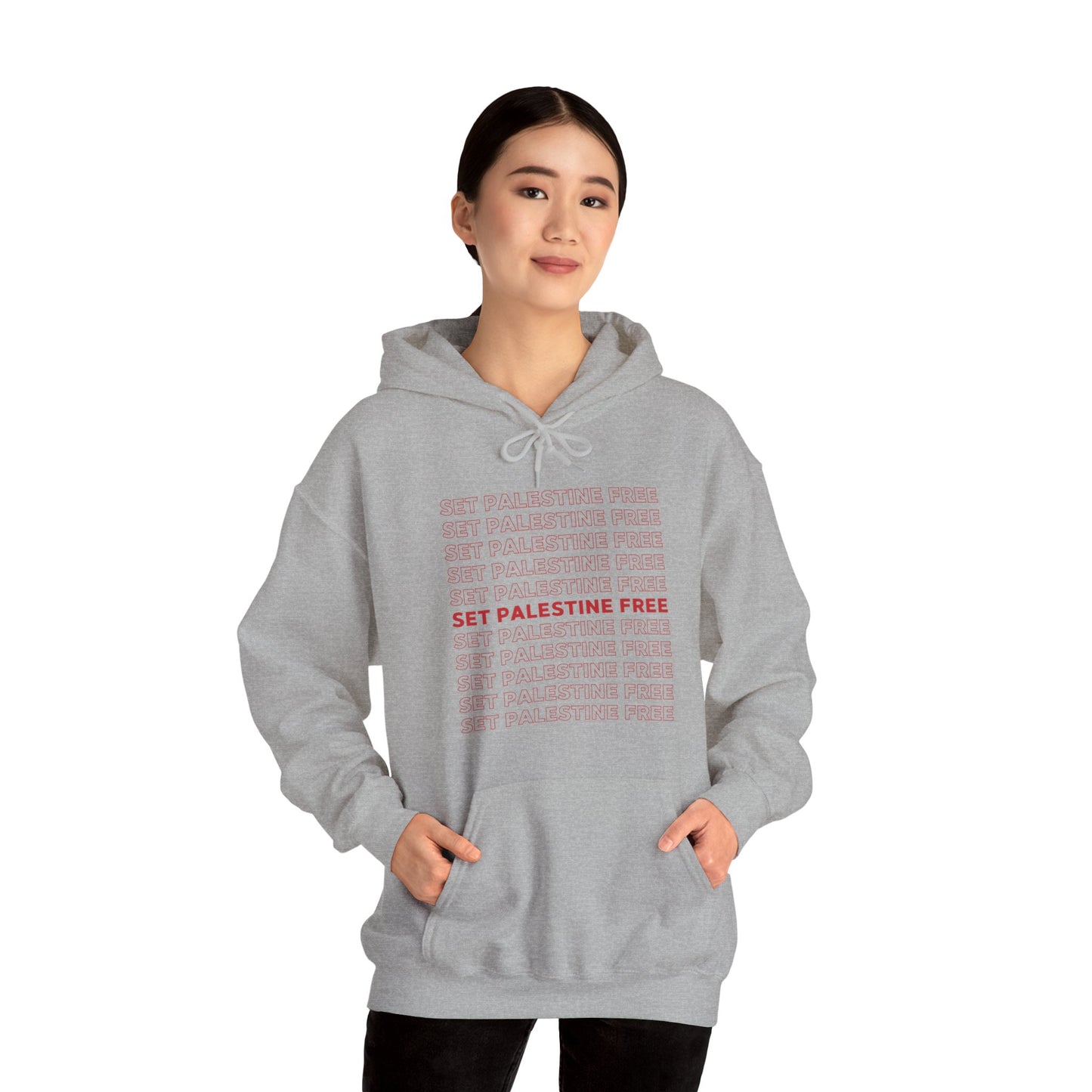 Set Palestine Free - Unisex Hooded Sweatshirt