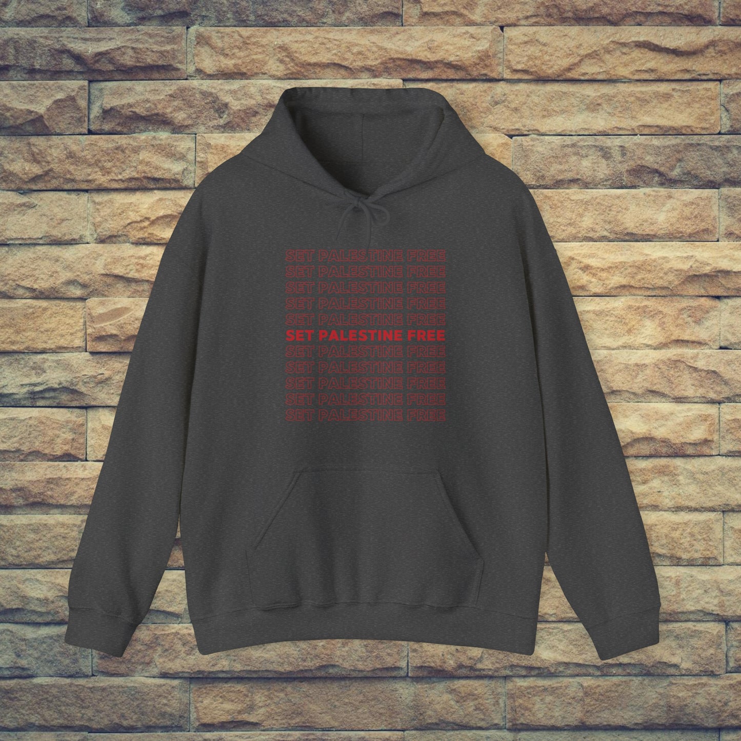 Set Palestine Free - Unisex Hooded Sweatshirt