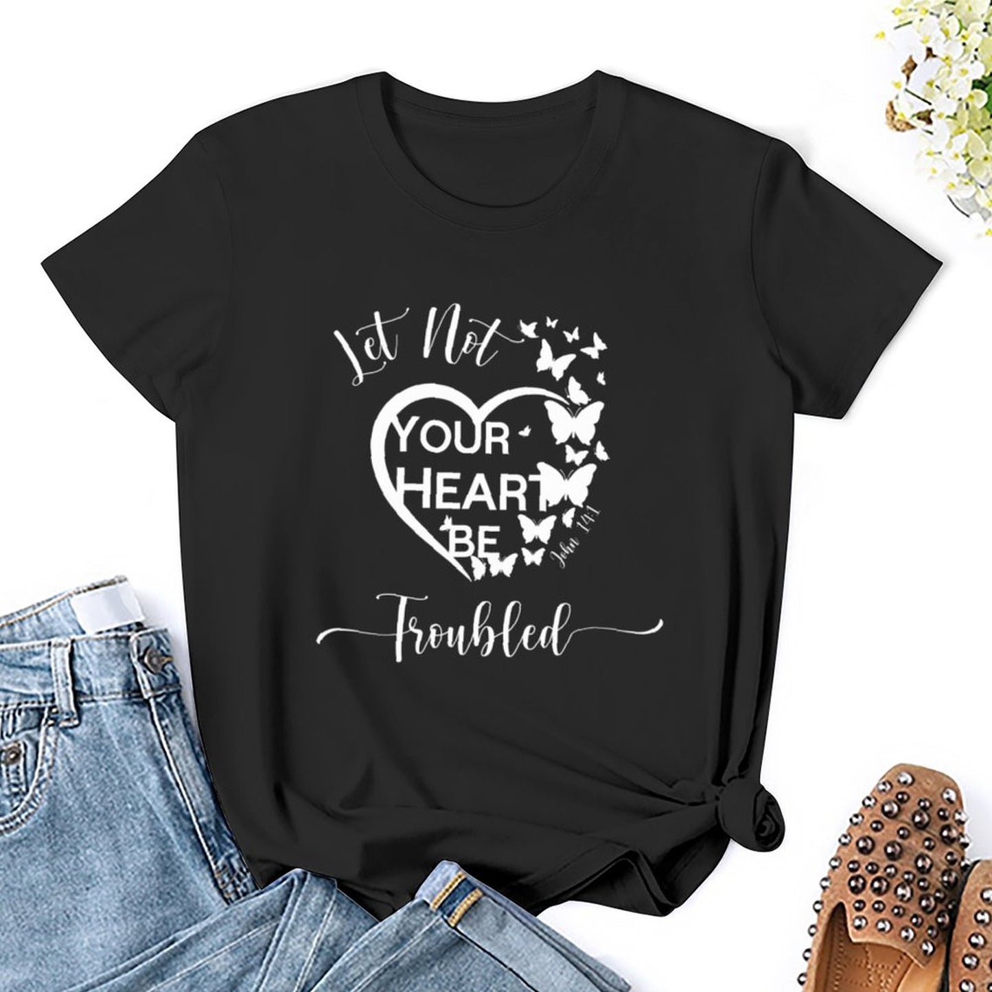 Heart Trouble - Women's 100% Cotton Tee