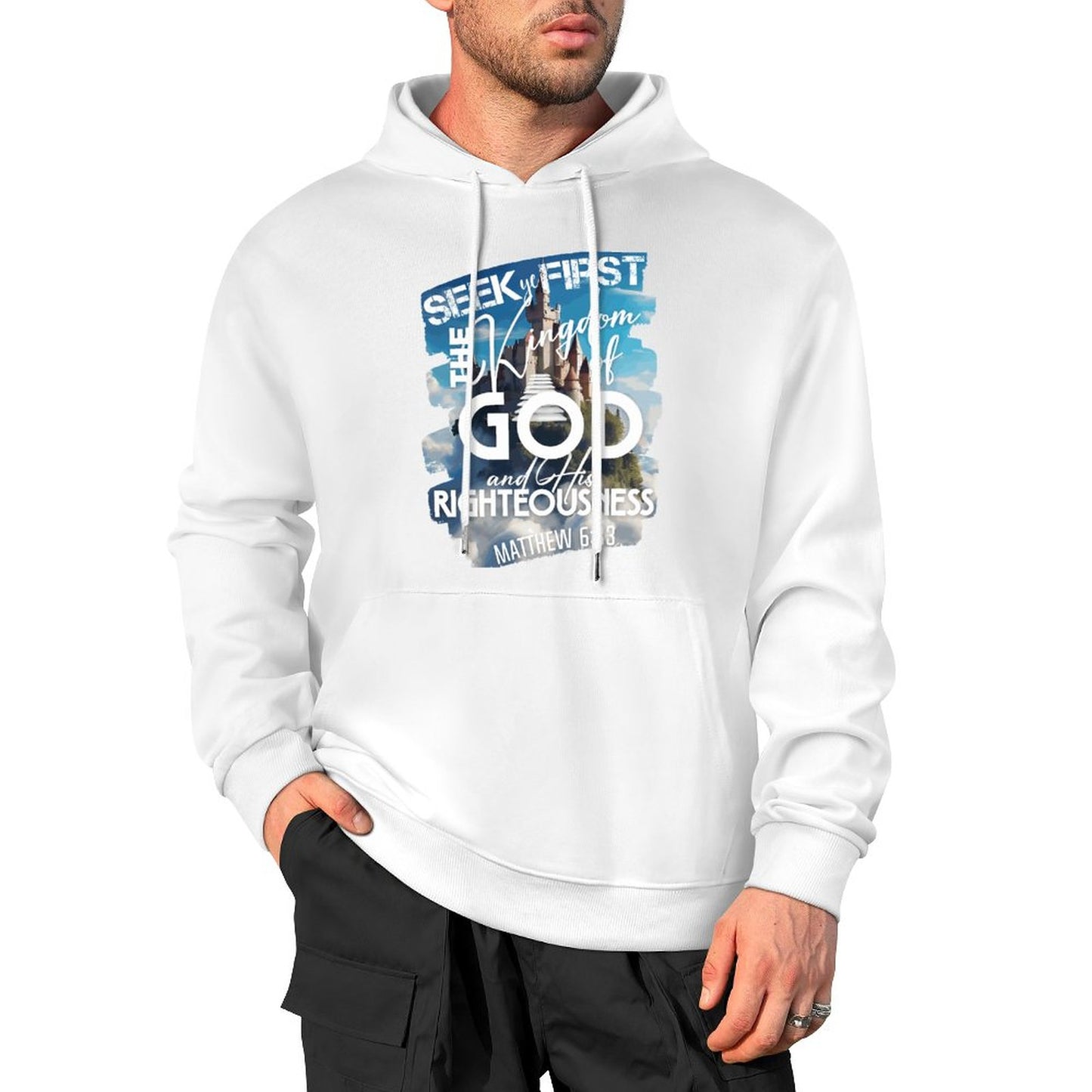 Kingdom of God - Cotton Hoodie with Pocket