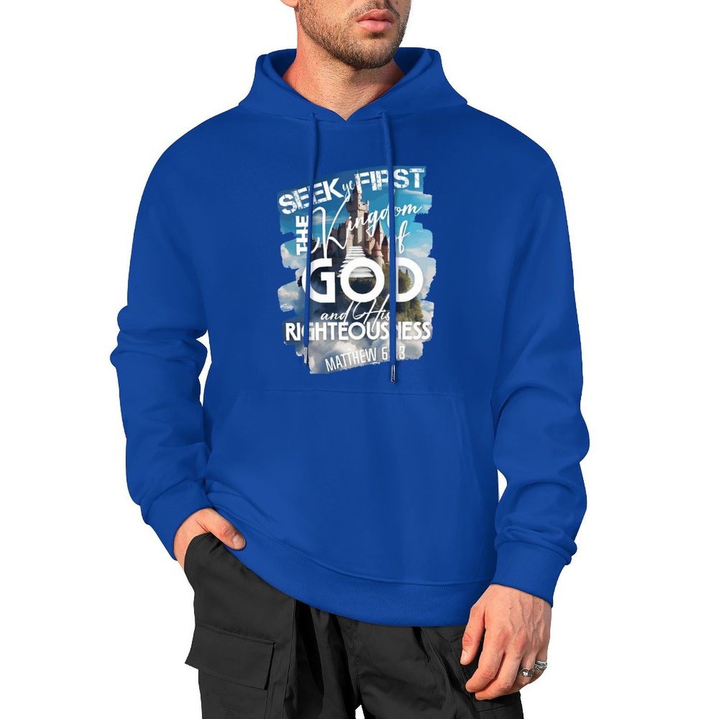 Kingdom of God - Cotton Hoodie with Pocket