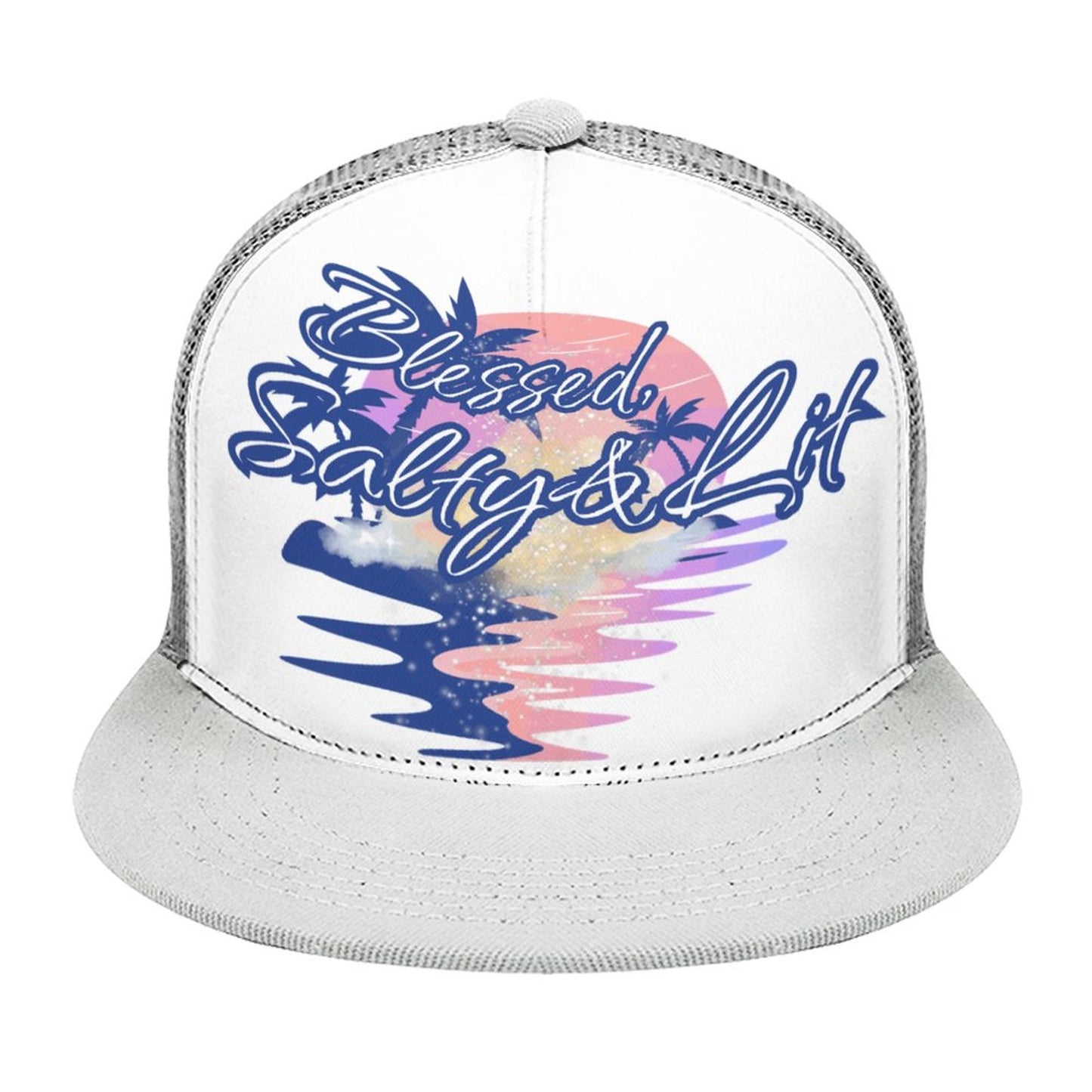 Salty & Lit (Matt. 5:13-14) - Flat Brim Trucker Hat
