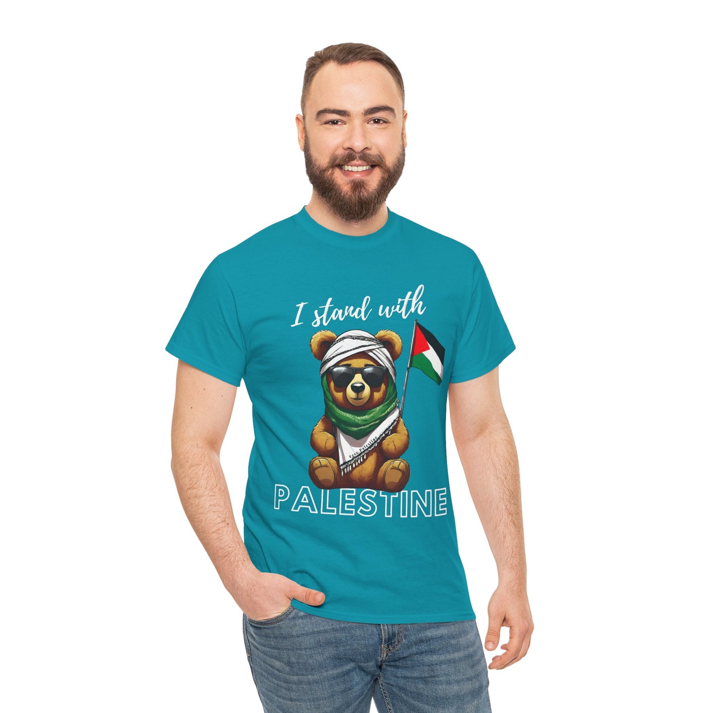 Teddy Palestine - Unisex Cotton Tee