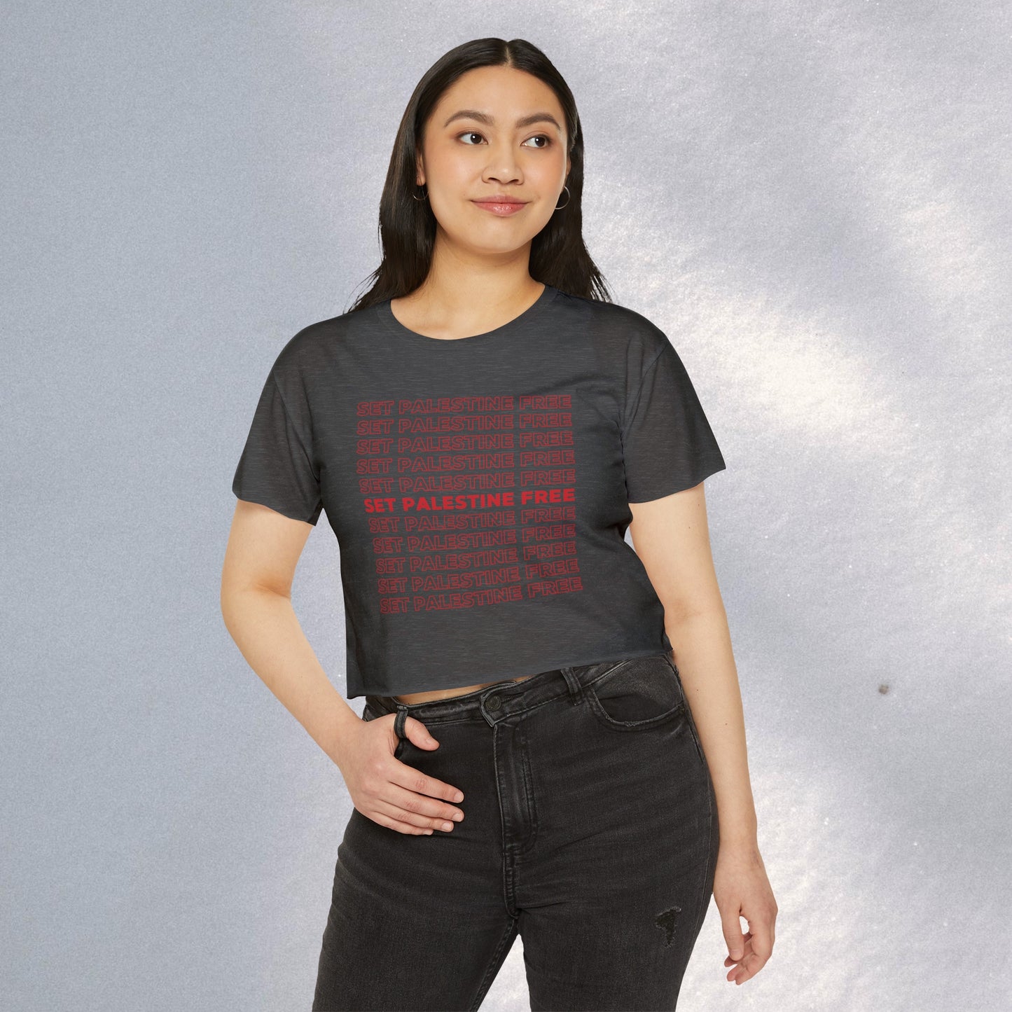 Set Palestine Free - Women's Festival Crop Top