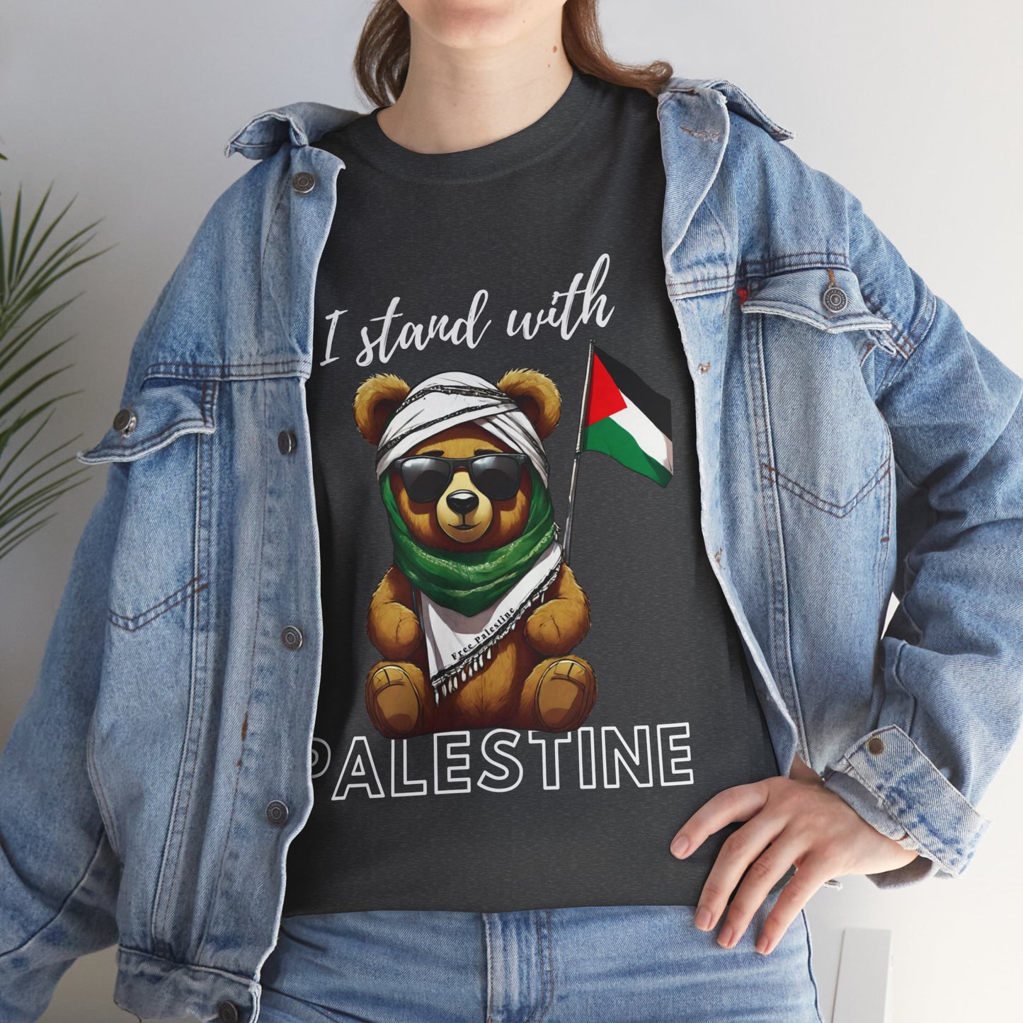 Teddy Palestine - Unisex Cotton Tee