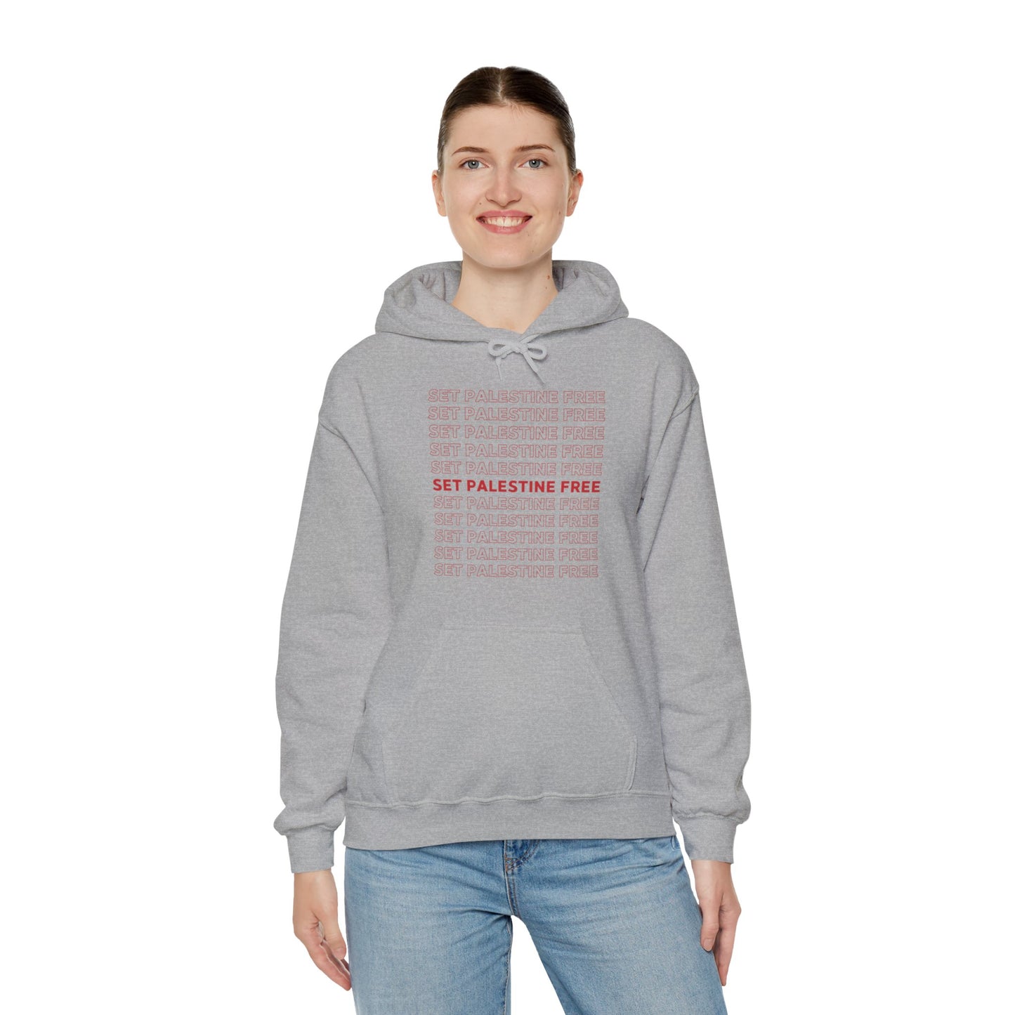 Set Palestine Free - Unisex Hooded Sweatshirt