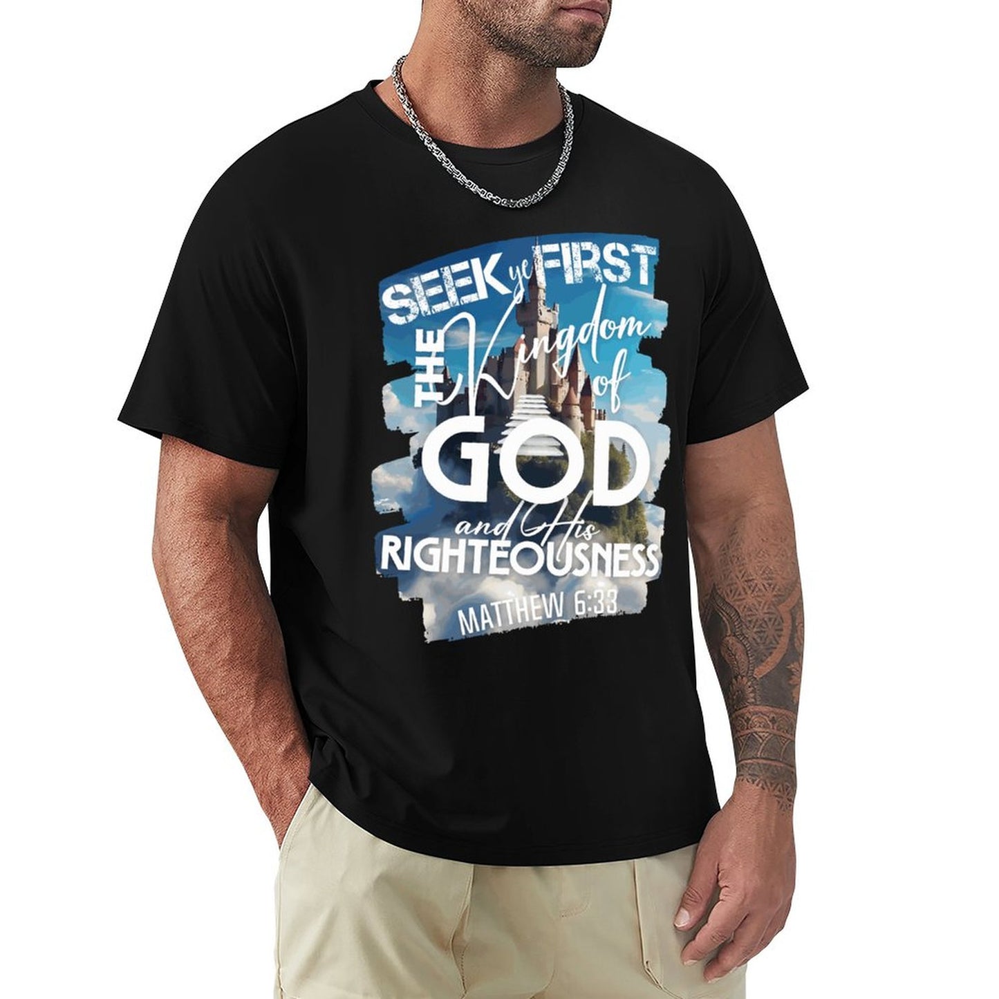 Kingdom of God - Men's Cotton Tee Shirt