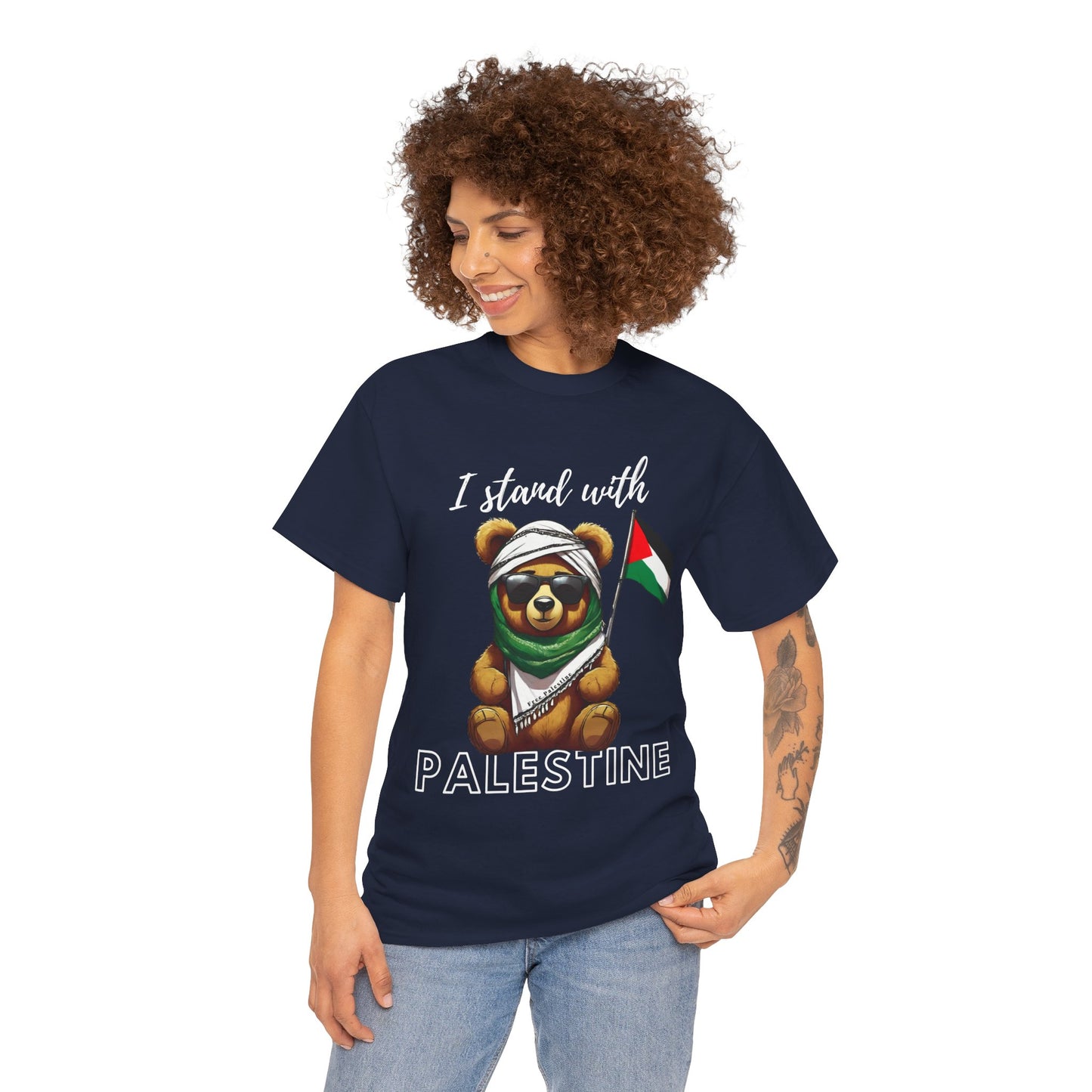 Teddy Palestine - Unisex Cotton Tee