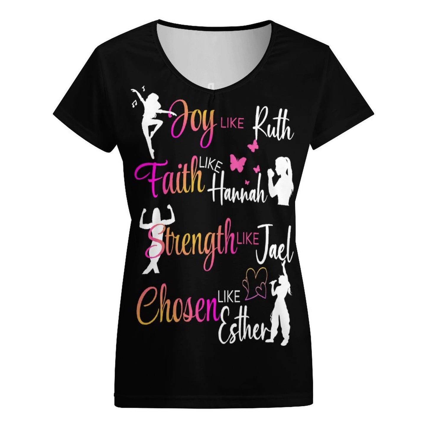 Chosen like Esther - Women's V-Neck T-Shirt