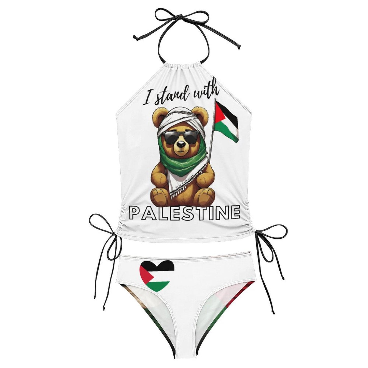 I Stand With Palestine - Tankini Swimsuit