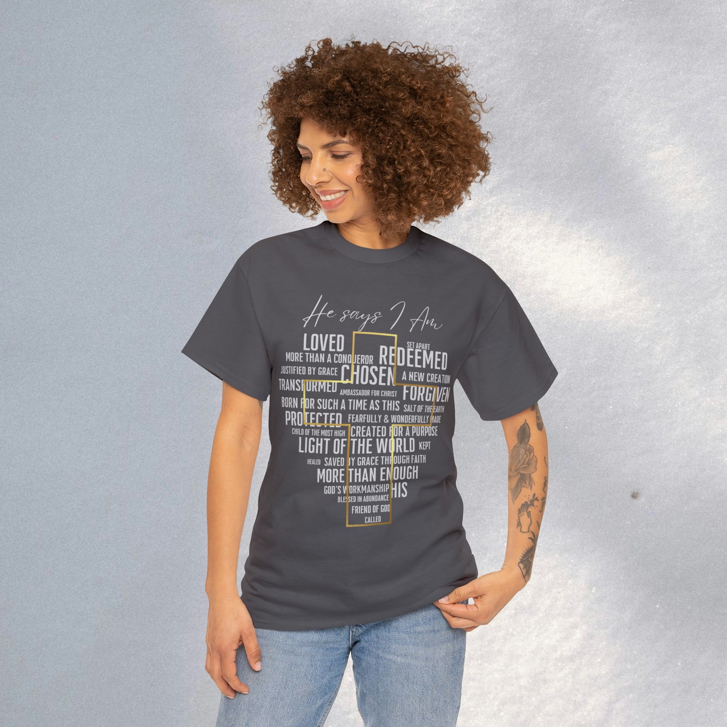 Loved, Chosen, His - Heavy Cotton Tee (Unisex)