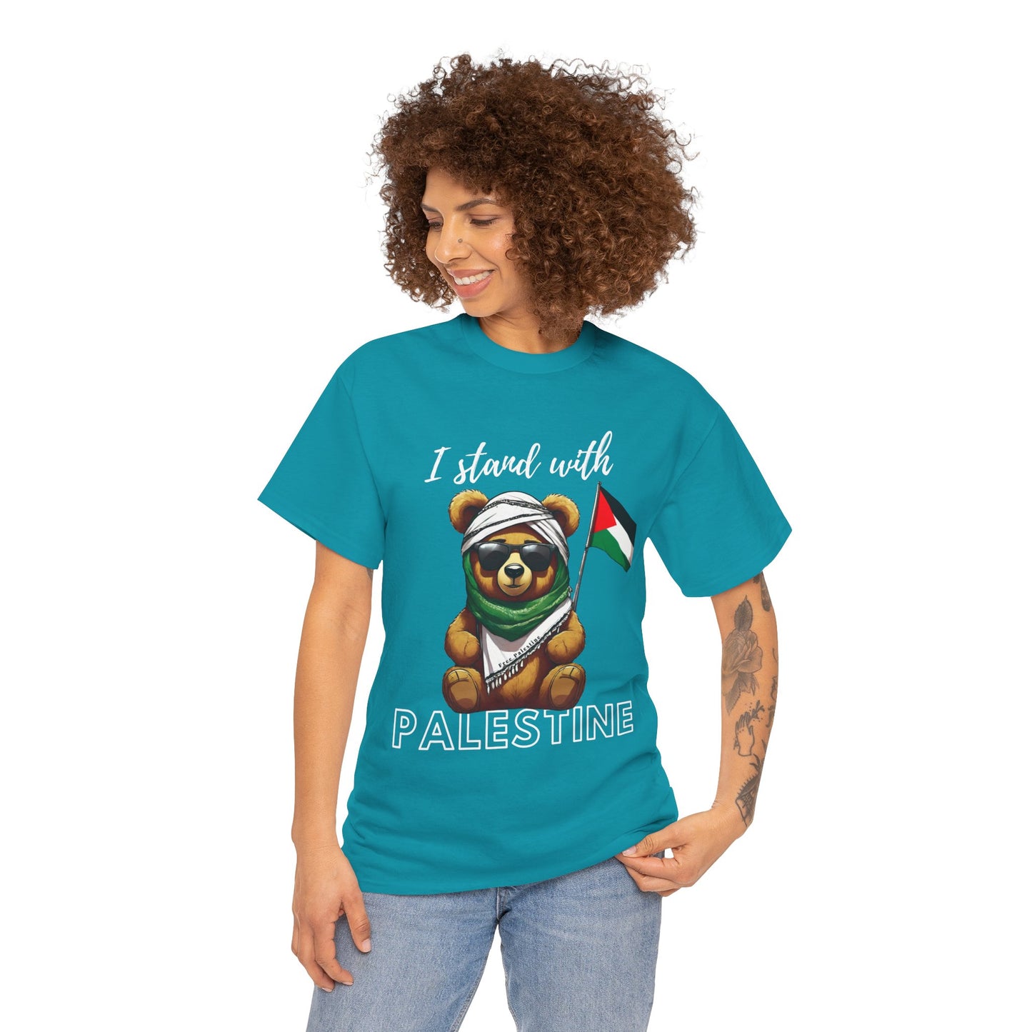 Teddy Palestine - Unisex Cotton Tee