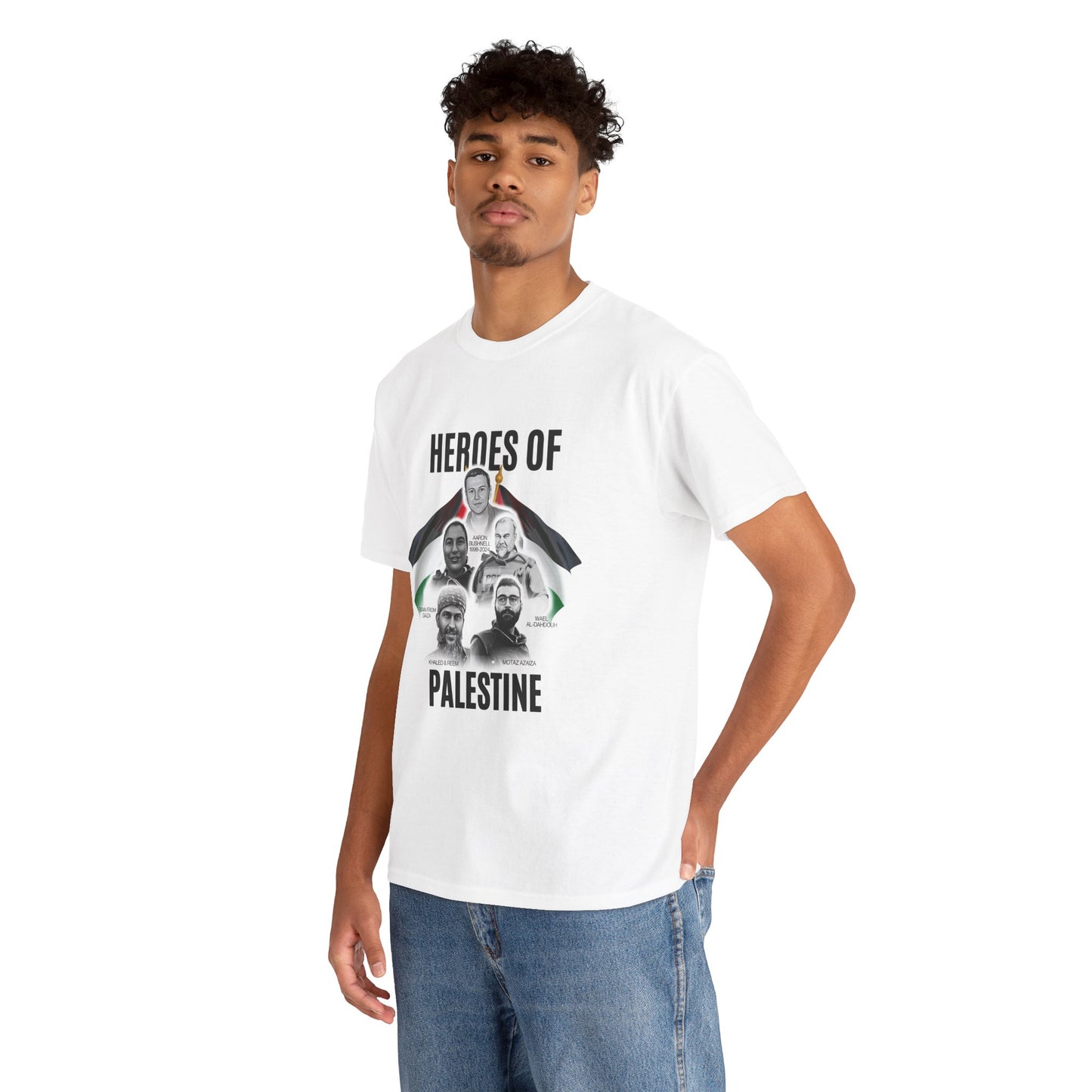 White Tee of Heroes - Unisex Cotton Tee