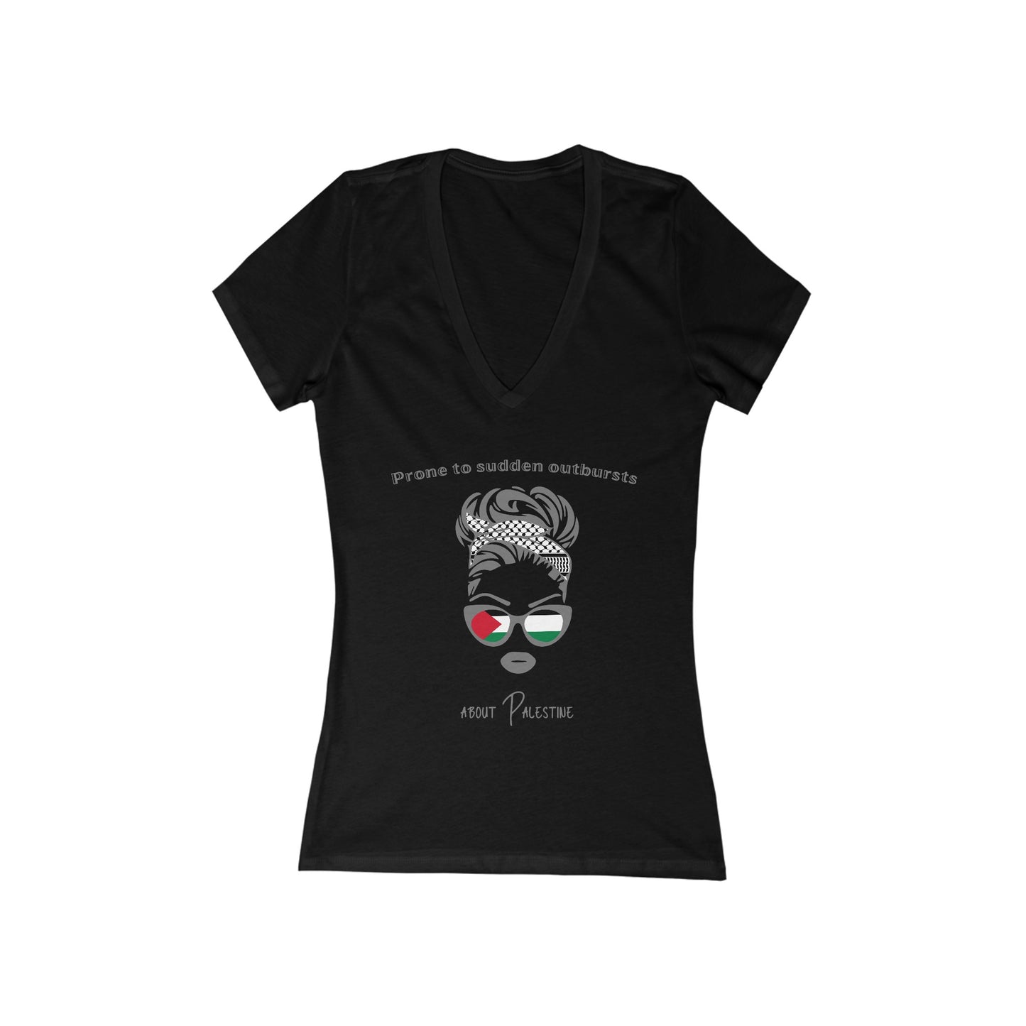 Sudden Outbursts - Women's Deep V-Neck Tee