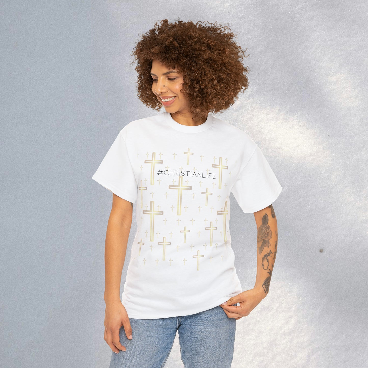 #Christianlife - Heavy Cotton Tee (Unisex)