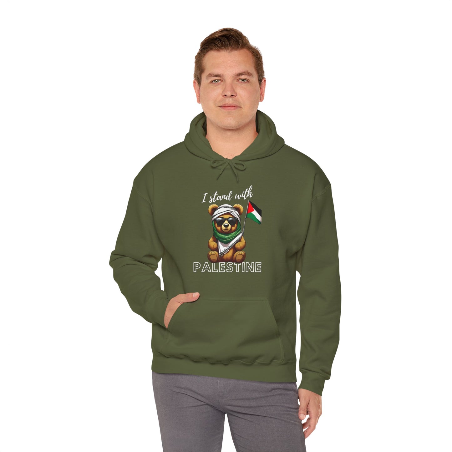 Teddy Palestine - Unisex Hooded Sweatshirt