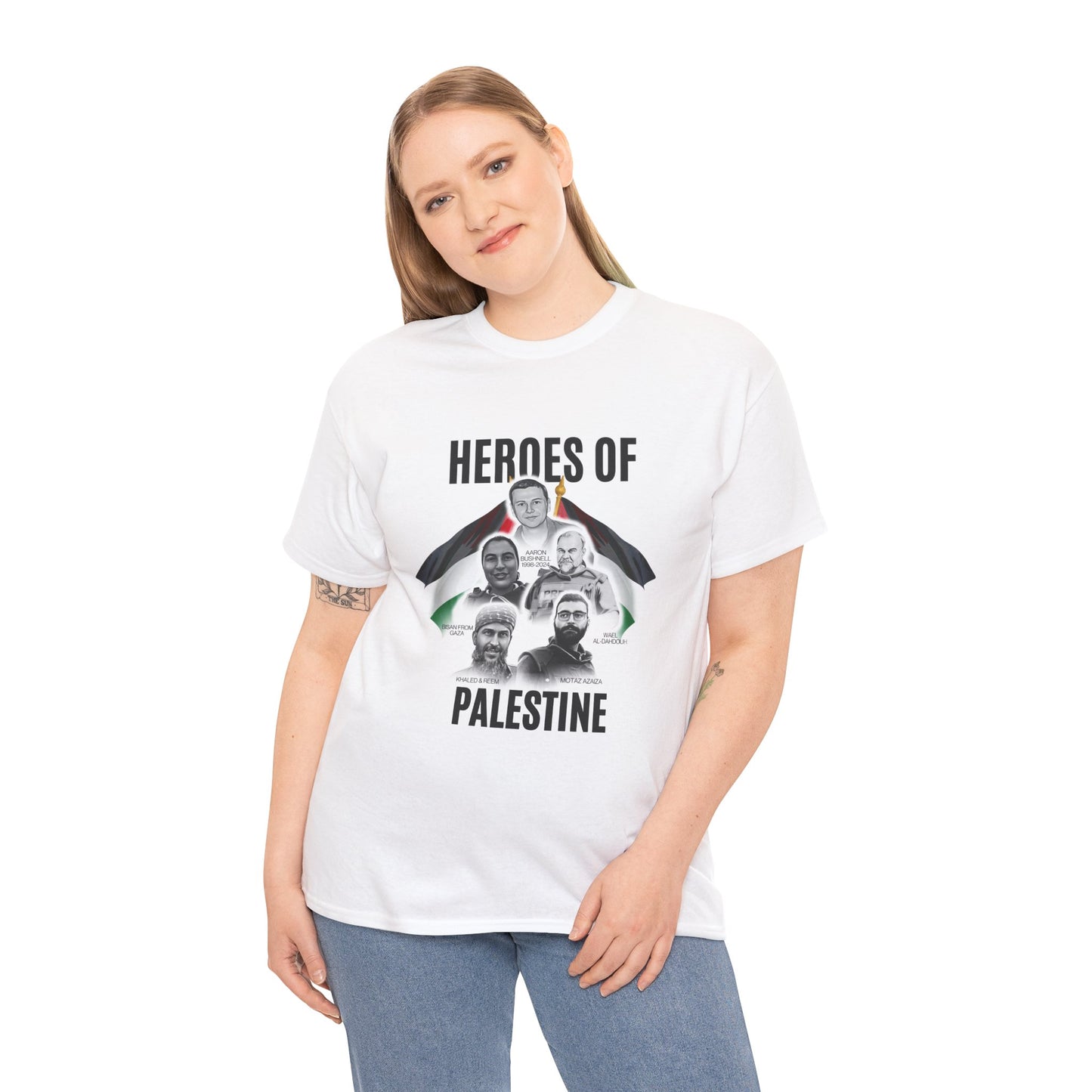 White Tee of Heroes - Unisex Cotton Tee