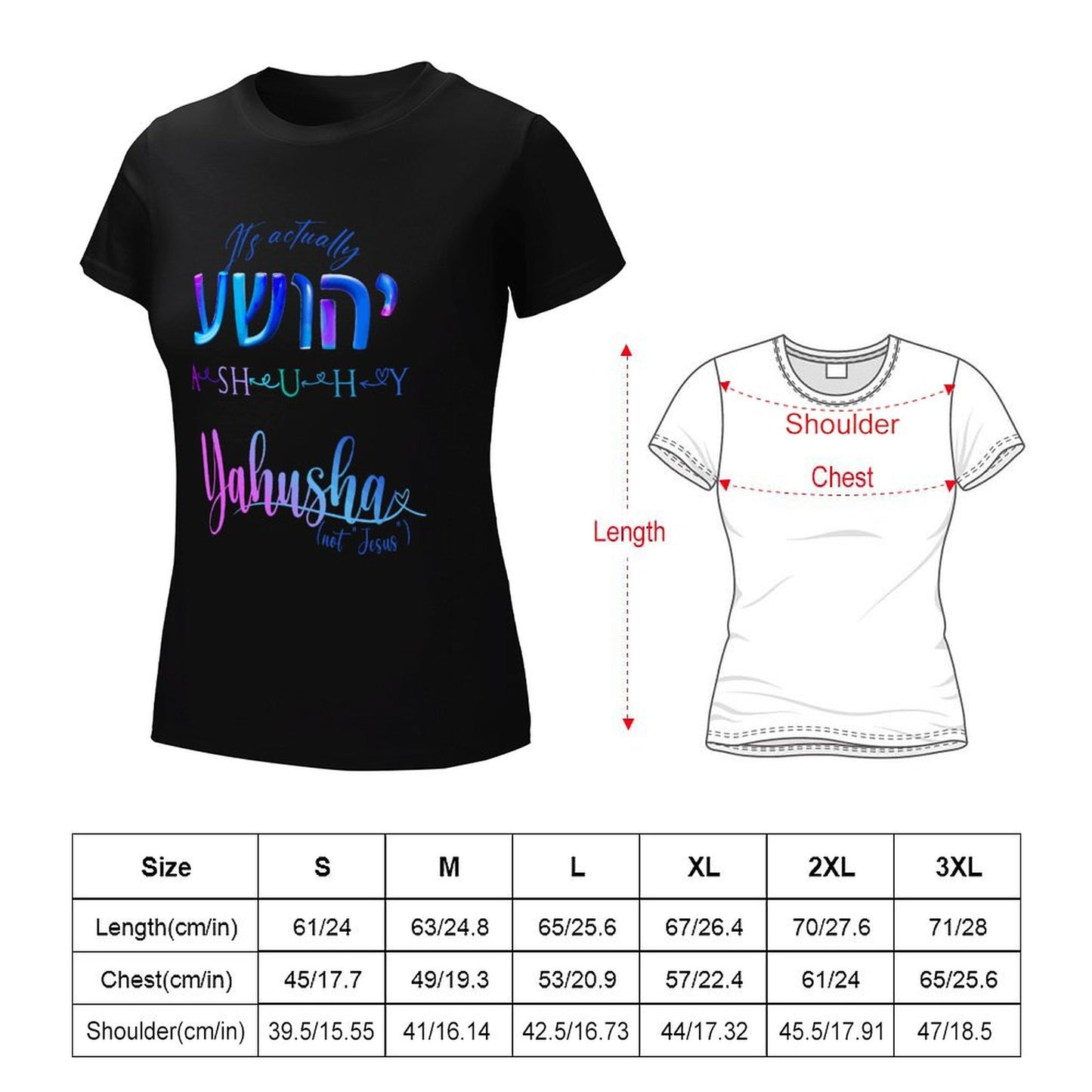 Actually Yahusha - Women's 100% Cotton Tee