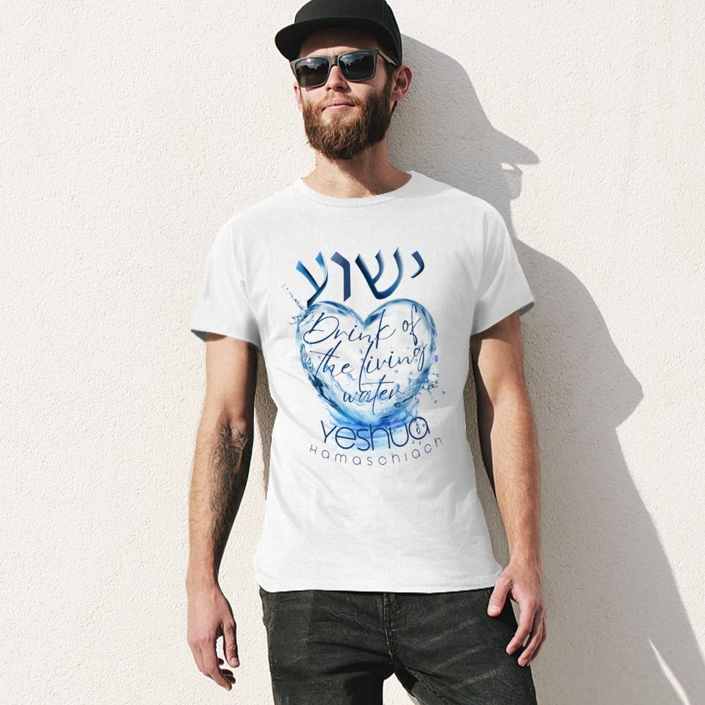 YESHUA, Living Waters - Men's Tee Shirt