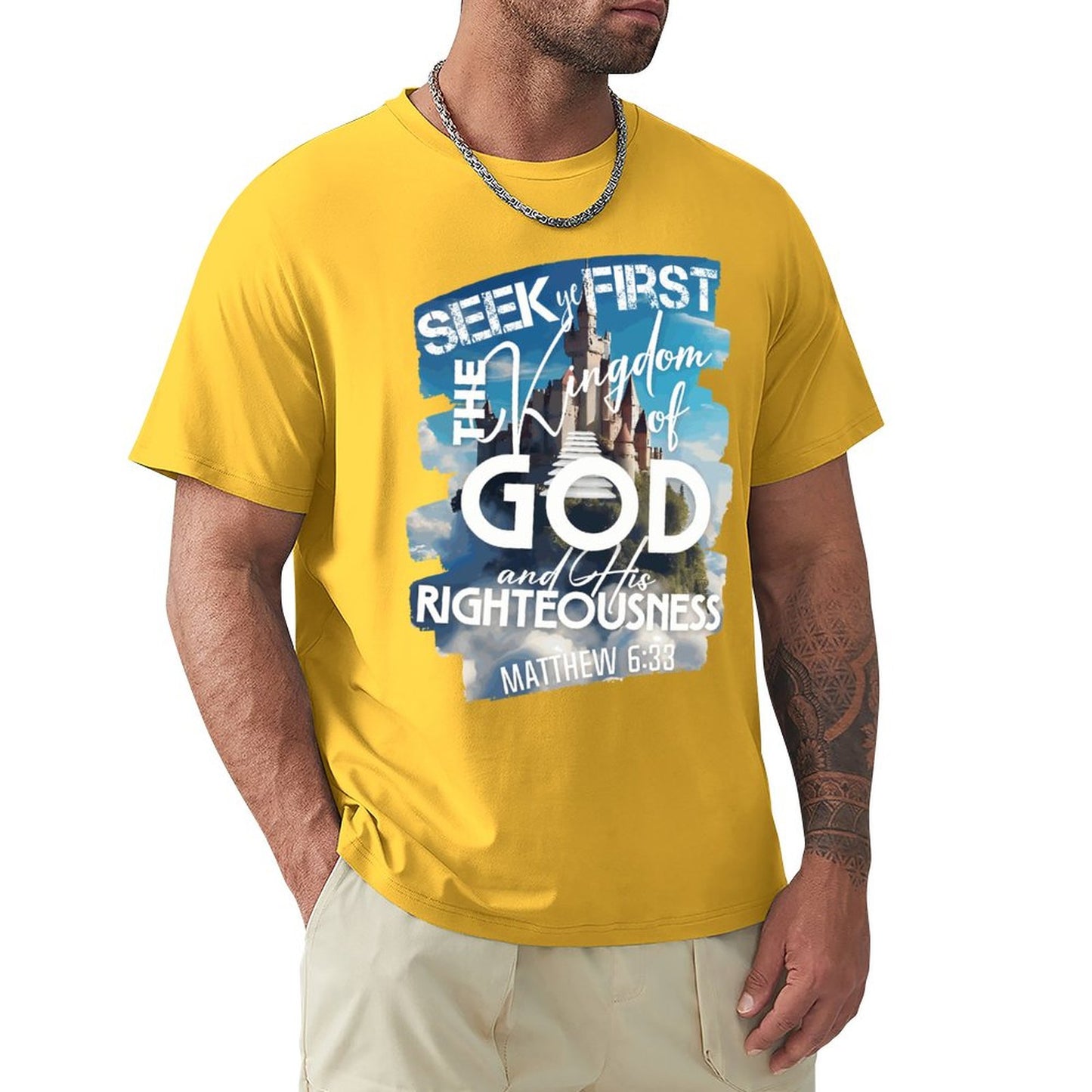 Kingdom of God - Men's Cotton Tee Shirt
