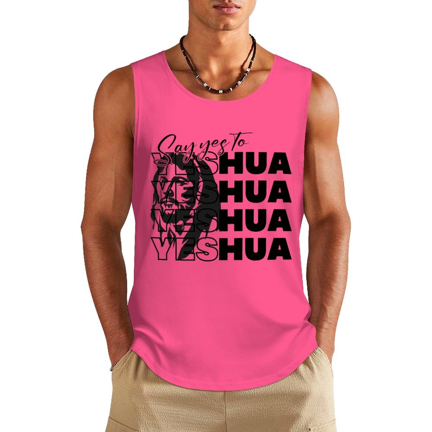 Say Yeshua - Men's Cotton Tank Top