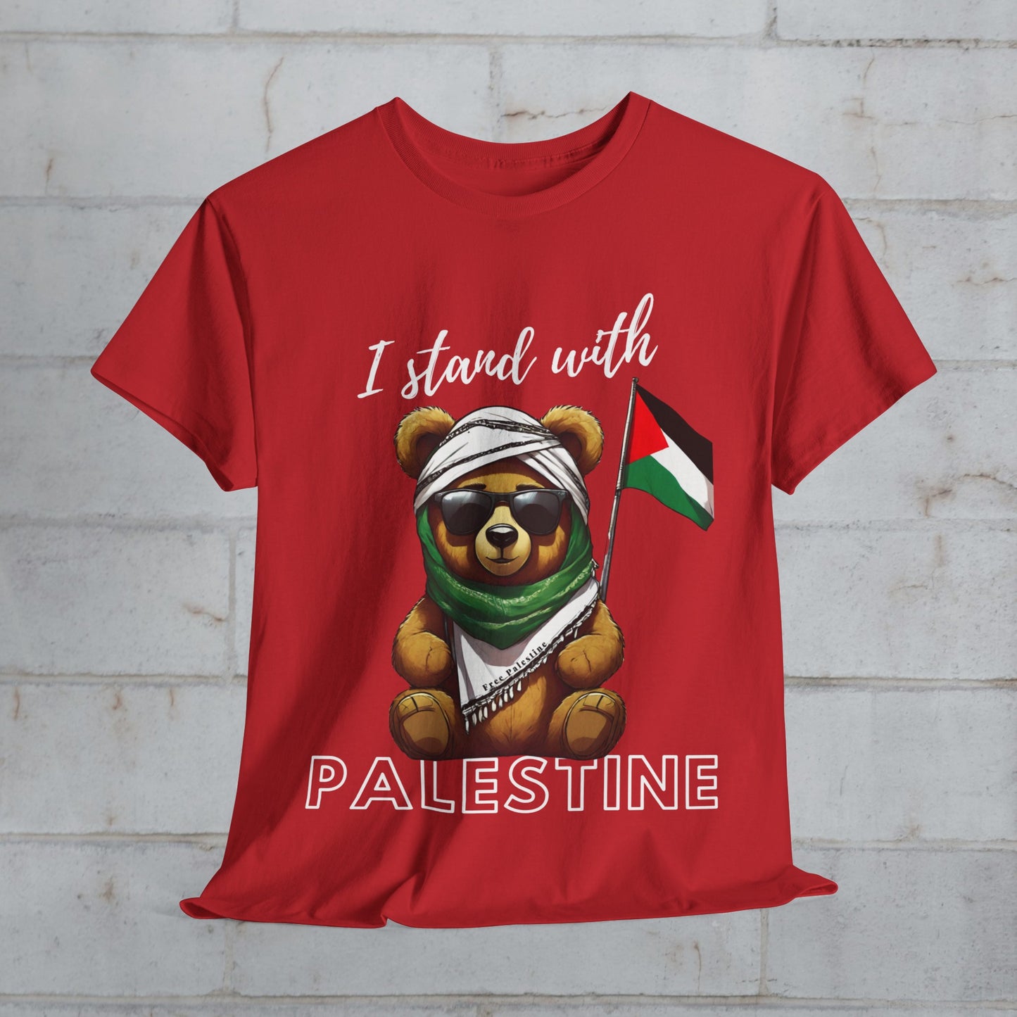 Teddy Palestine - Unisex Cotton Tee