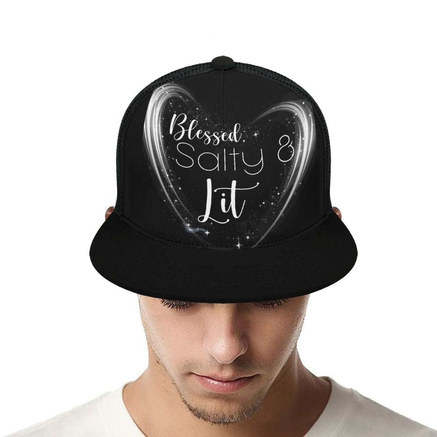 Salty & Lit (Matt. 5:13-14) - Flat Brim Trucker Hat