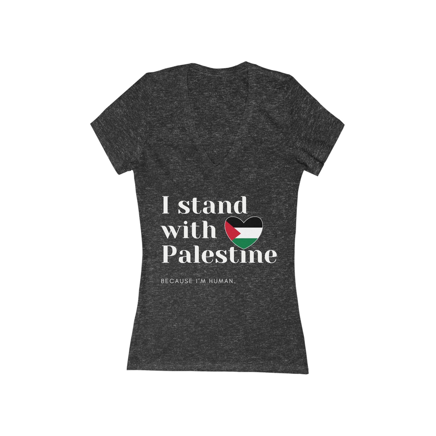 Because I'm Human - Women's Deep V-Neck Tee