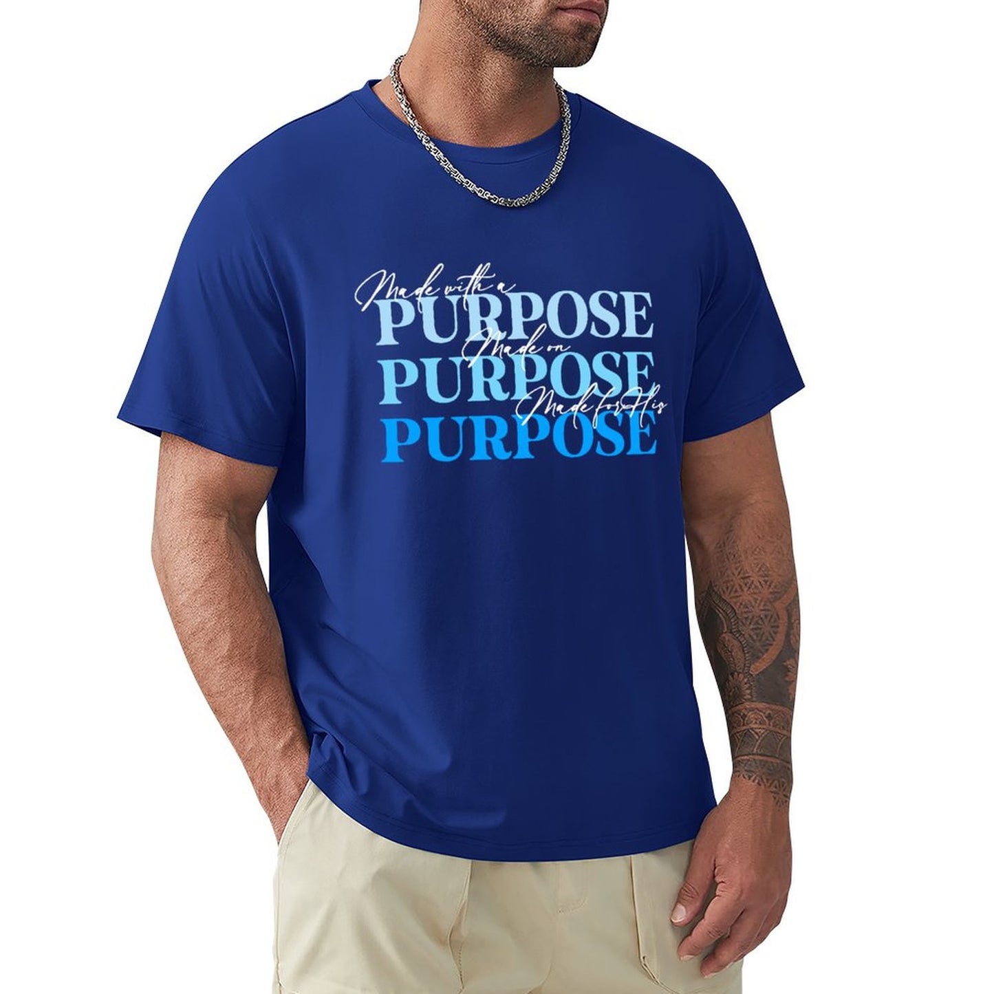 Minimalist on Purpose - Men's Cotton Tee Shirt