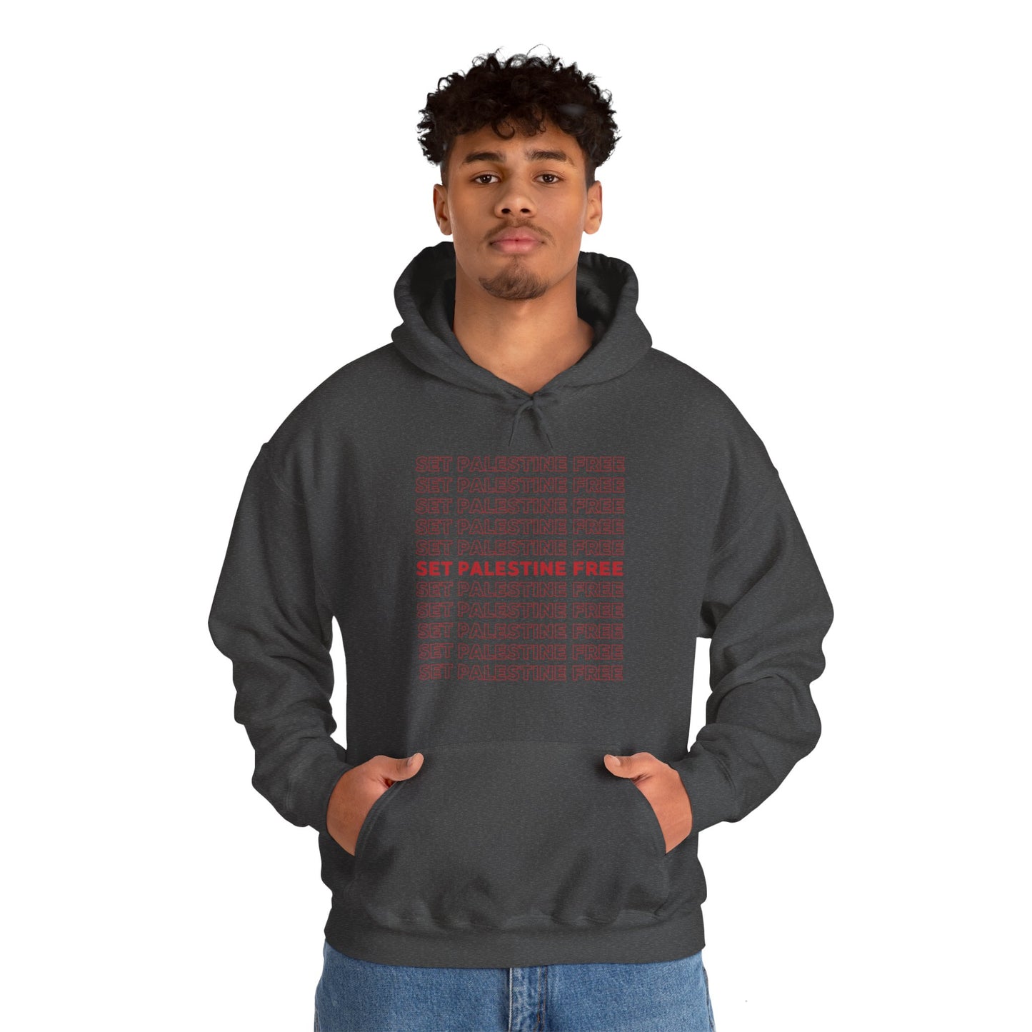 Set Palestine Free - Unisex Hooded Sweatshirt