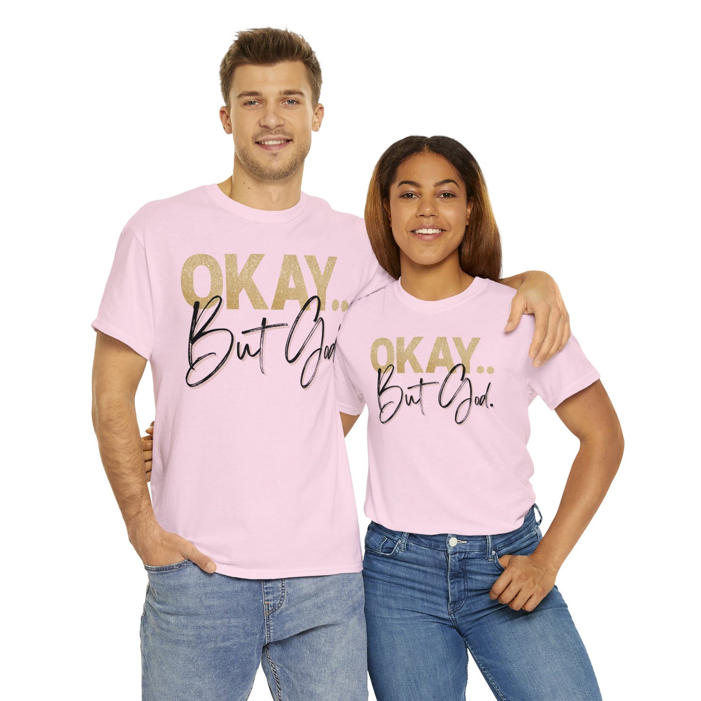 But God in Black - Heavy Cotton Tee (Unisex)
