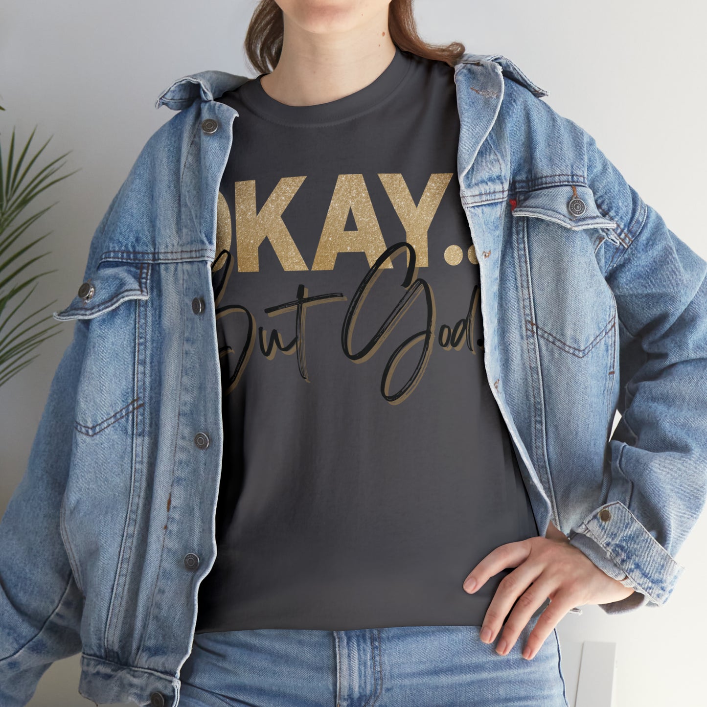 But God in Black - Heavy Cotton Tee (Unisex)