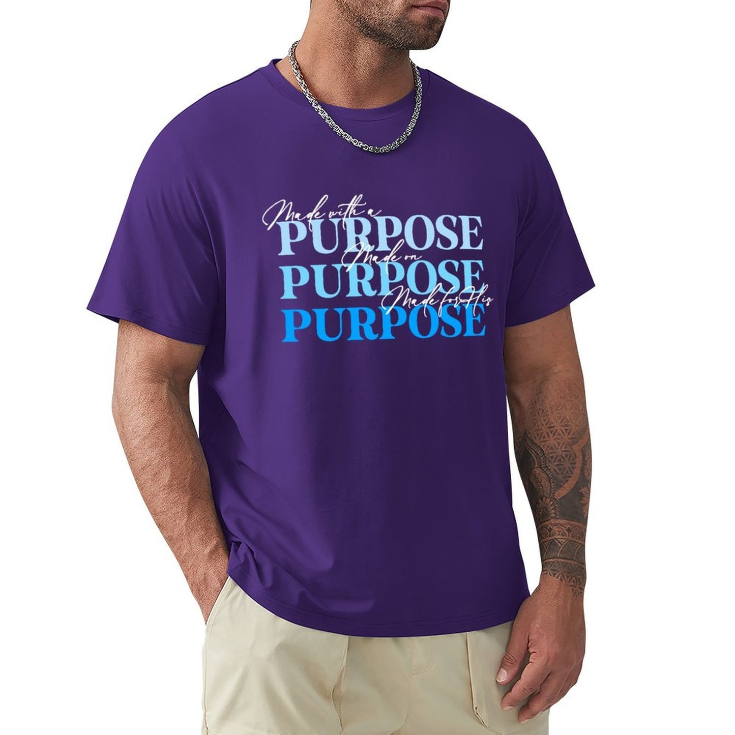 Minimalist on Purpose - Men's Cotton Tee Shirt