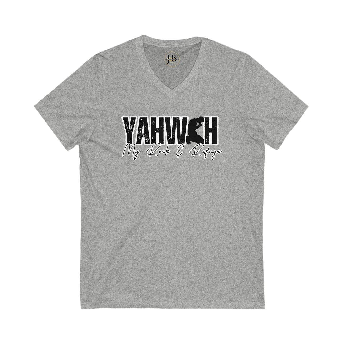 Yahweh - Jersey V-Neck Tee (Unisex)