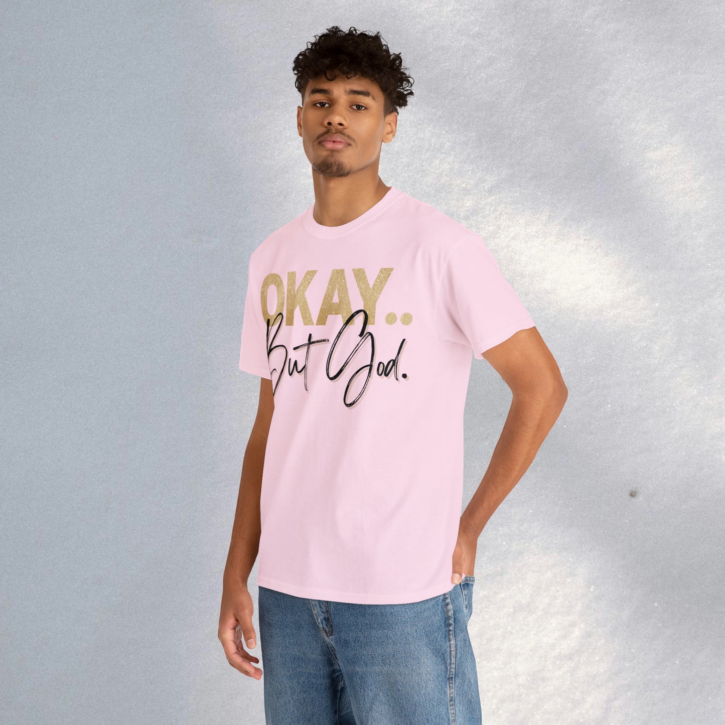 But God in Black - Heavy Cotton Tee (Unisex)