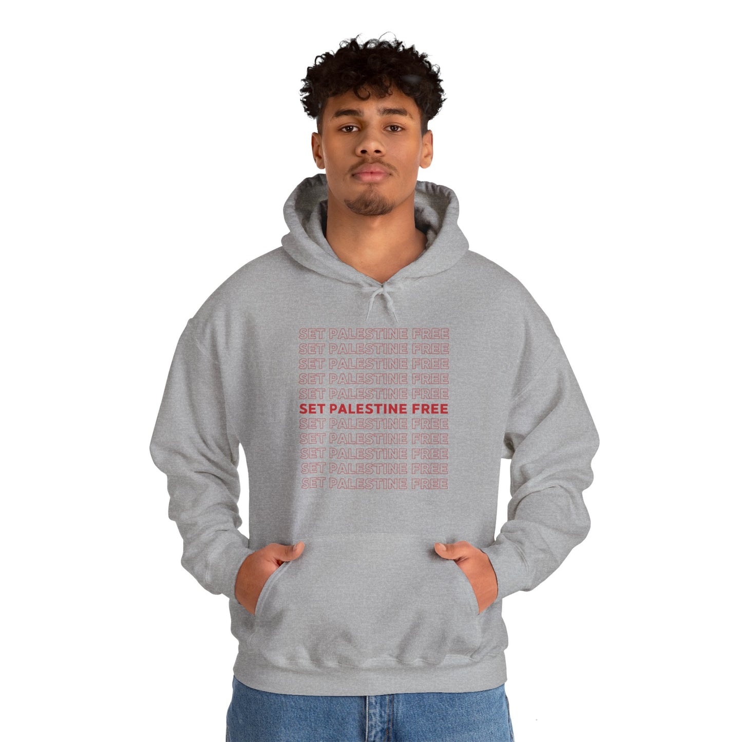 Set Palestine Free - Unisex Hooded Sweatshirt