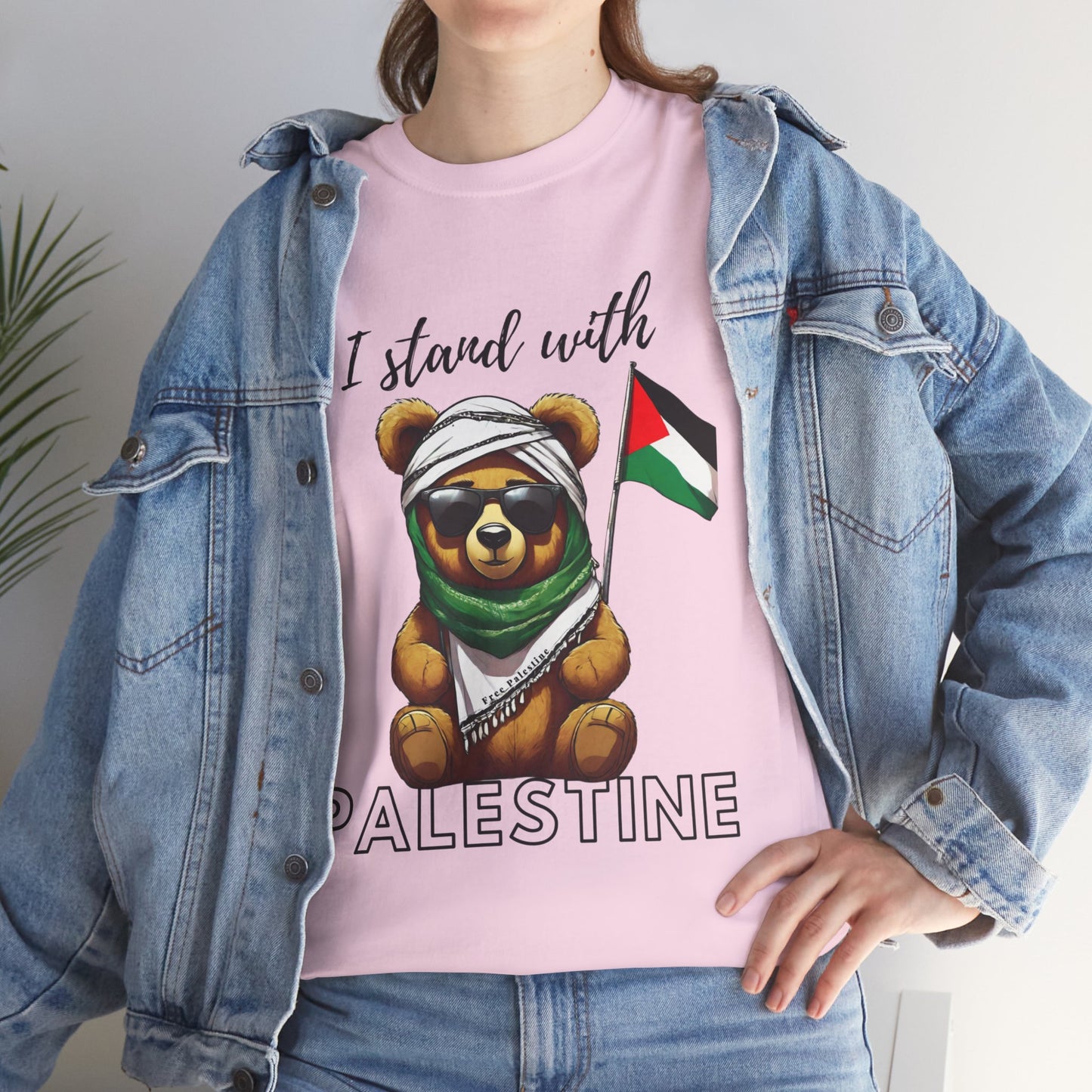 Teddy Palestine - Unisex Cotton Tee