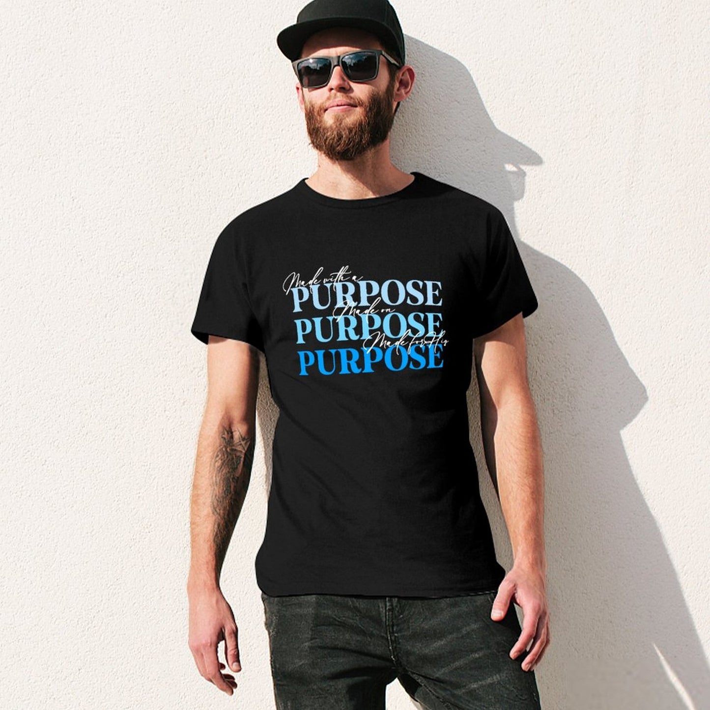 Minimalist on Purpose - Men's Cotton Tee Shirt