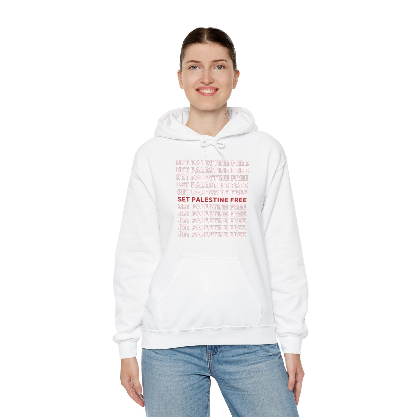 Set Palestine Free - Unisex Hooded Sweatshirt