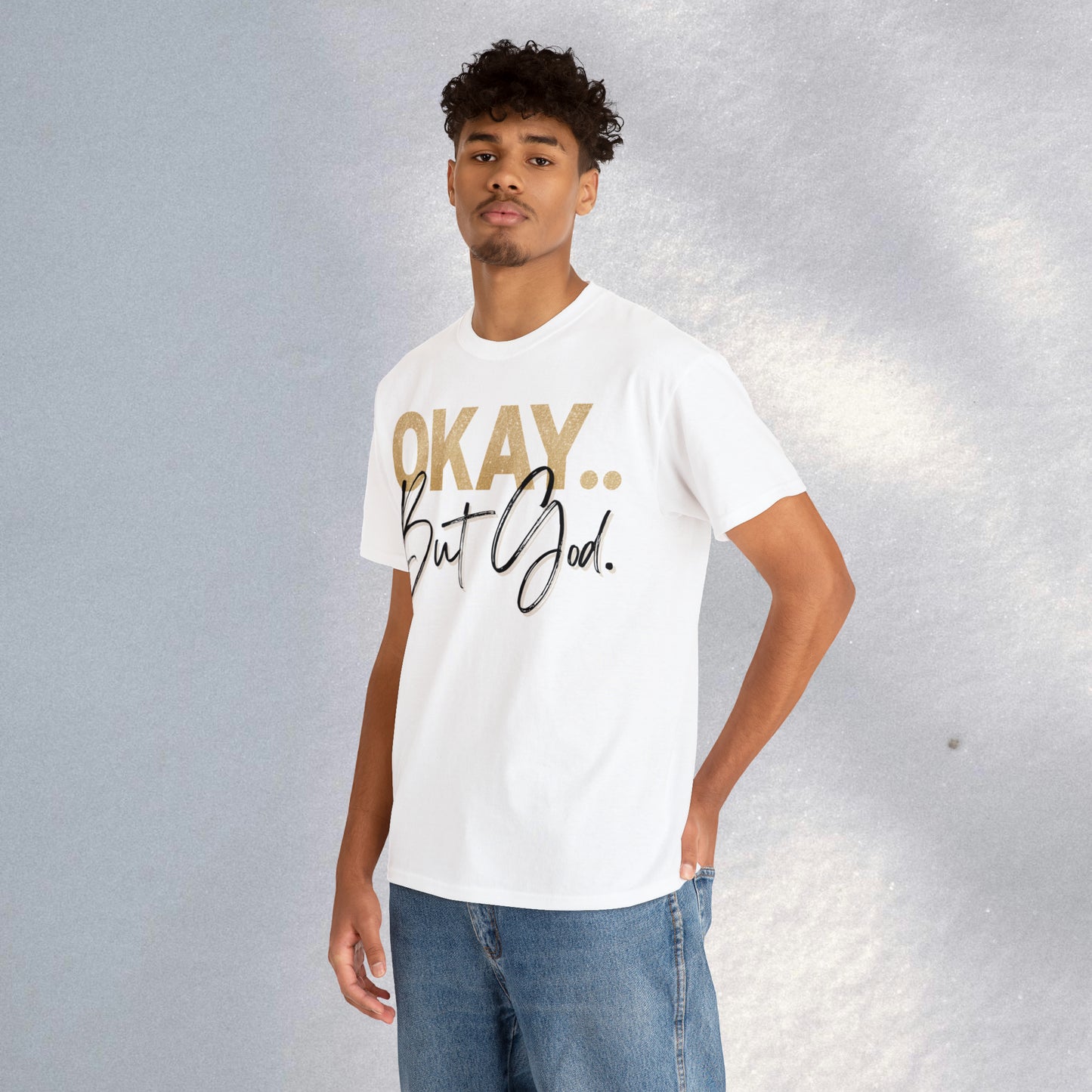But God in Black - Heavy Cotton Tee (Unisex)