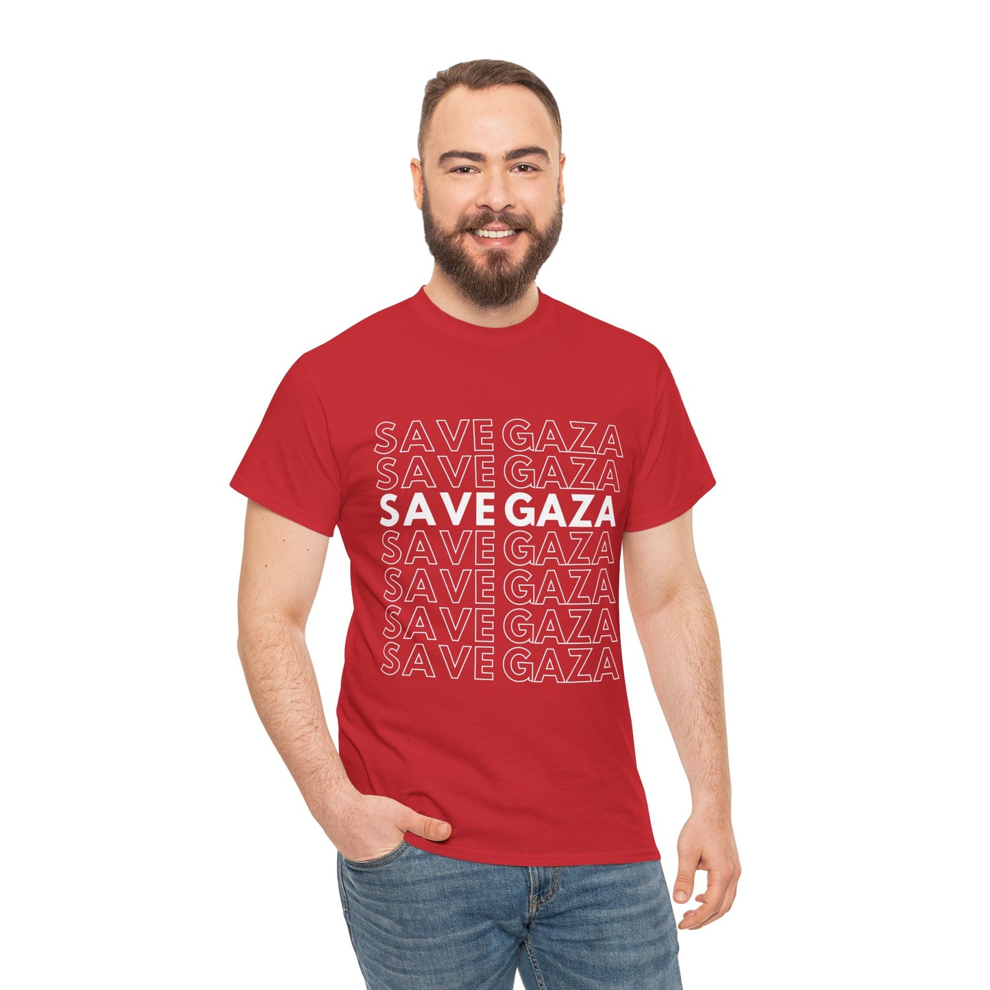 Save Gaza - Unisex Cotton Tee