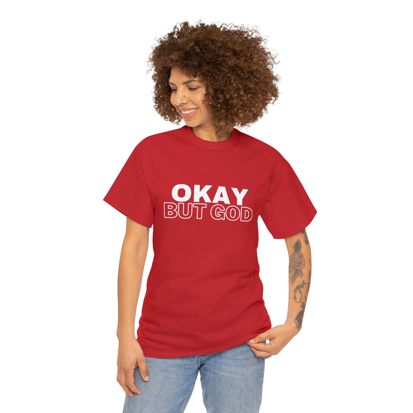 Ok, But God - Heavy Cotton Tee (Unisex)