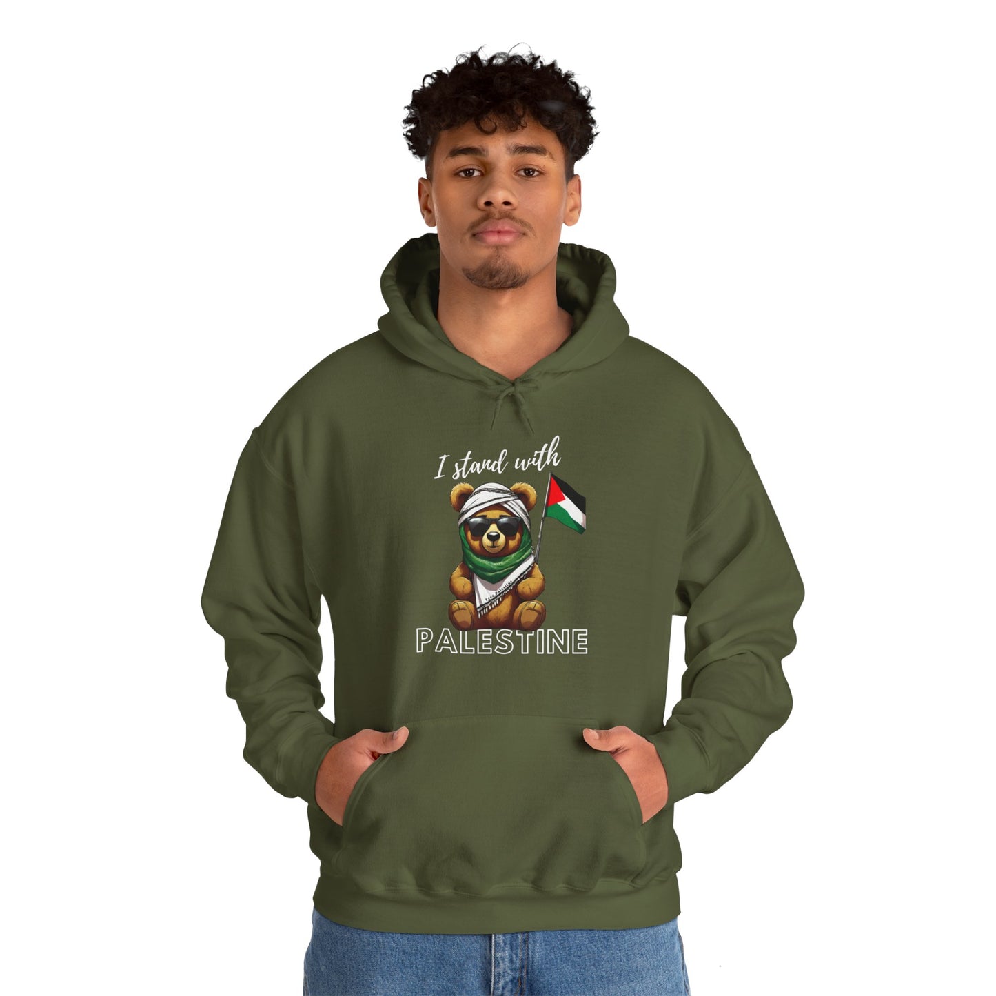 Teddy Palestine - Unisex Hooded Sweatshirt