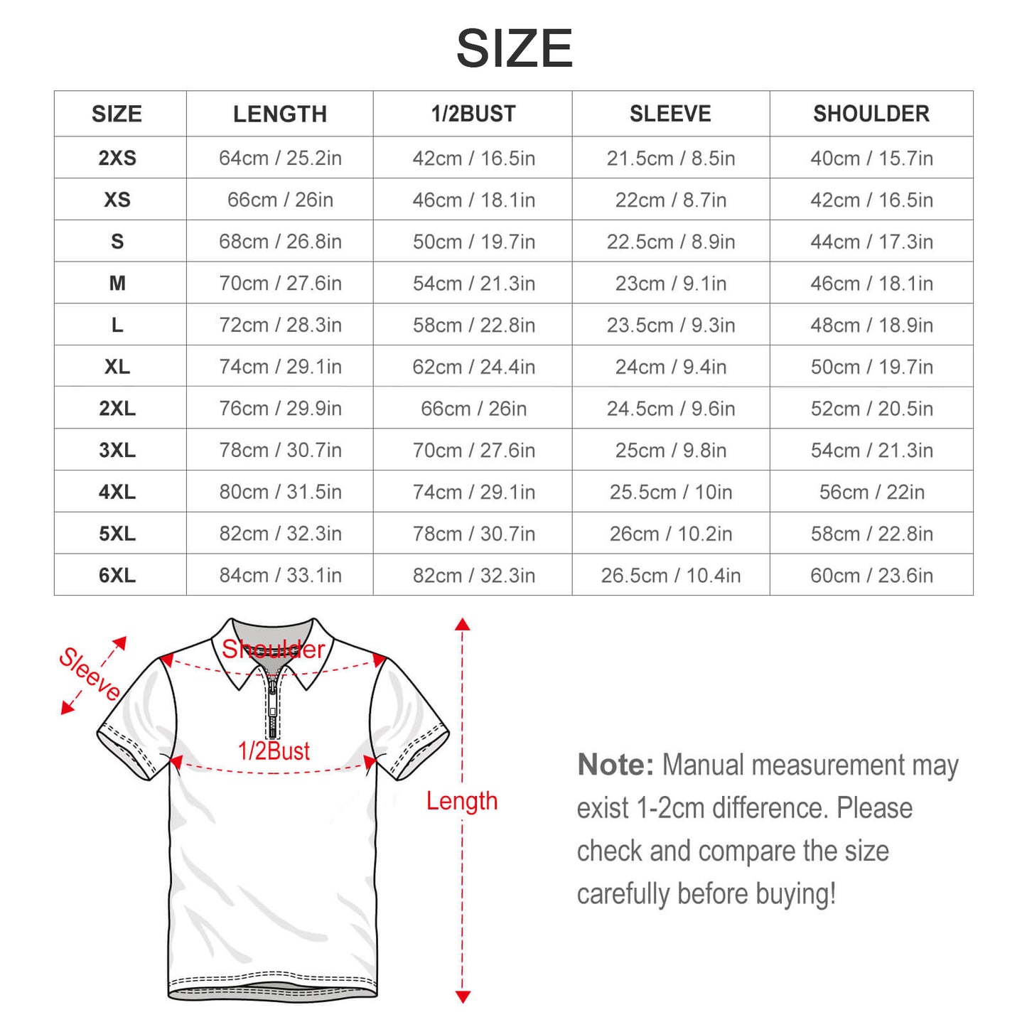 YESHUA, Living Waters - Men's Short Sleeve POLO Shirt with Zipper