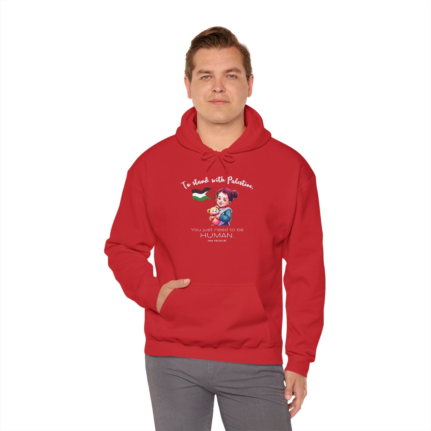 Human - Unisex Hooded Sweatshirt