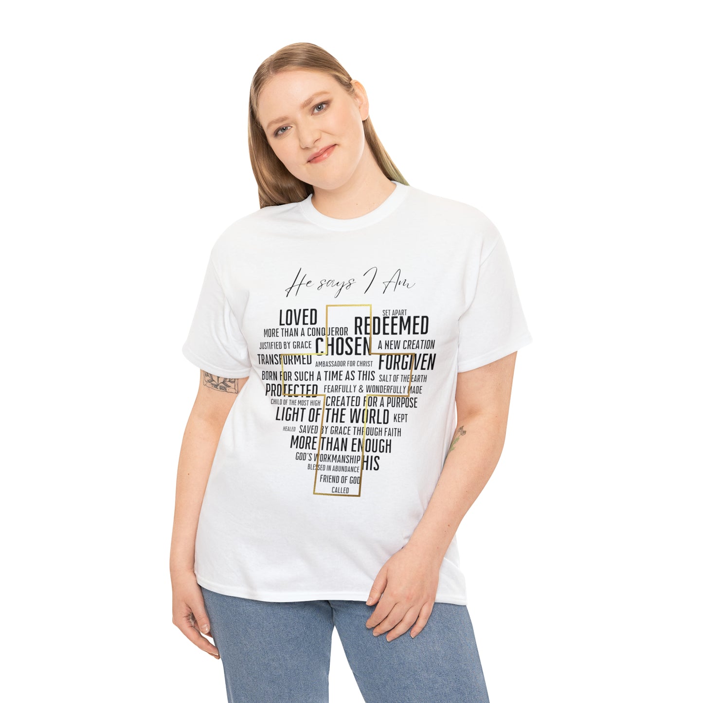 Loved, Chosen, His - Heavy Cotton Tee (Unisex)
