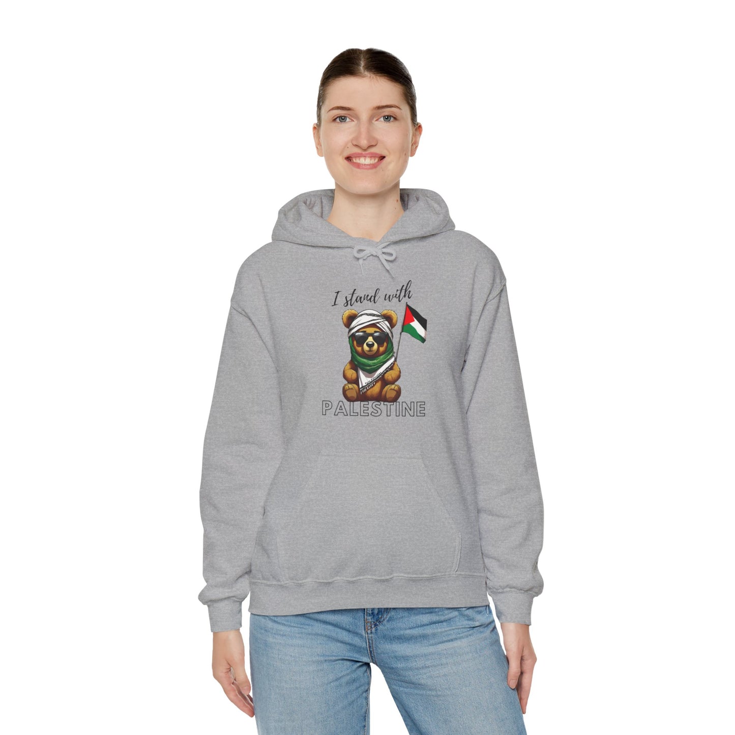 Teddy Palestine - Unisex Hooded Sweatshirt