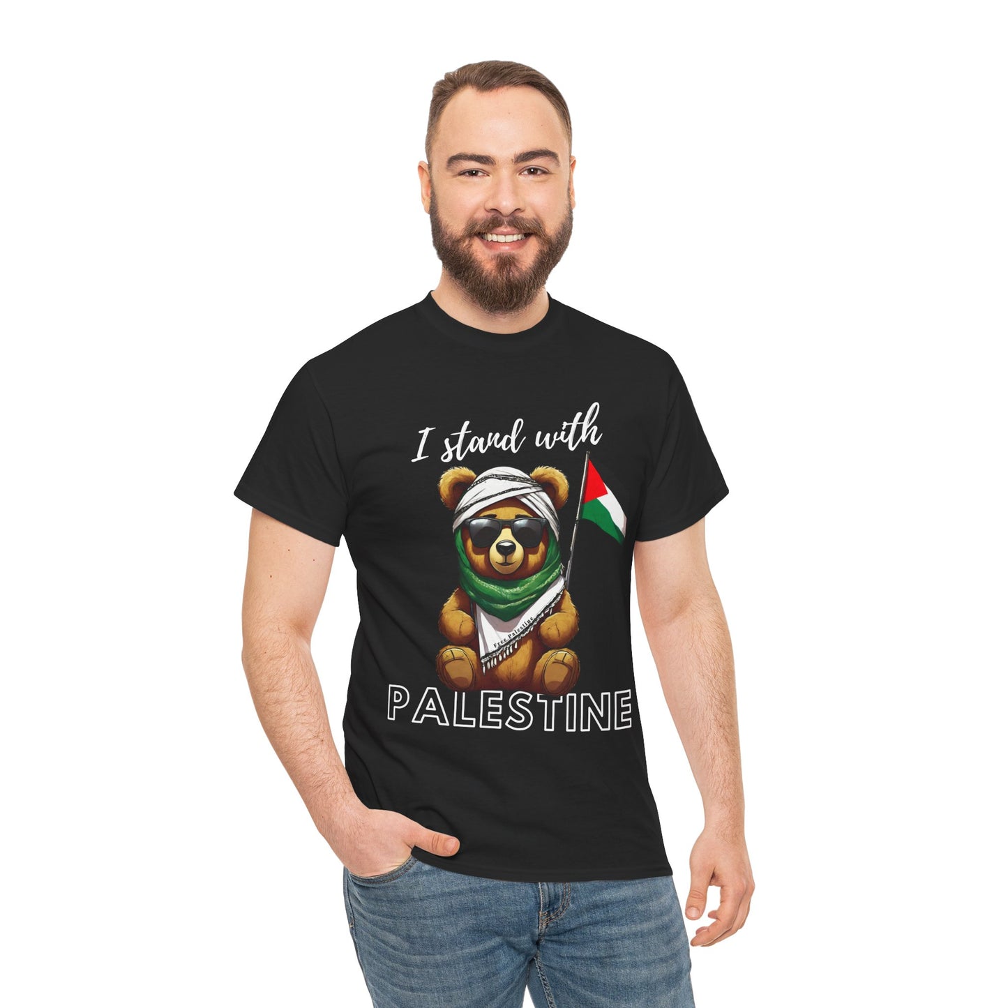 Teddy Palestine - Unisex Cotton Tee