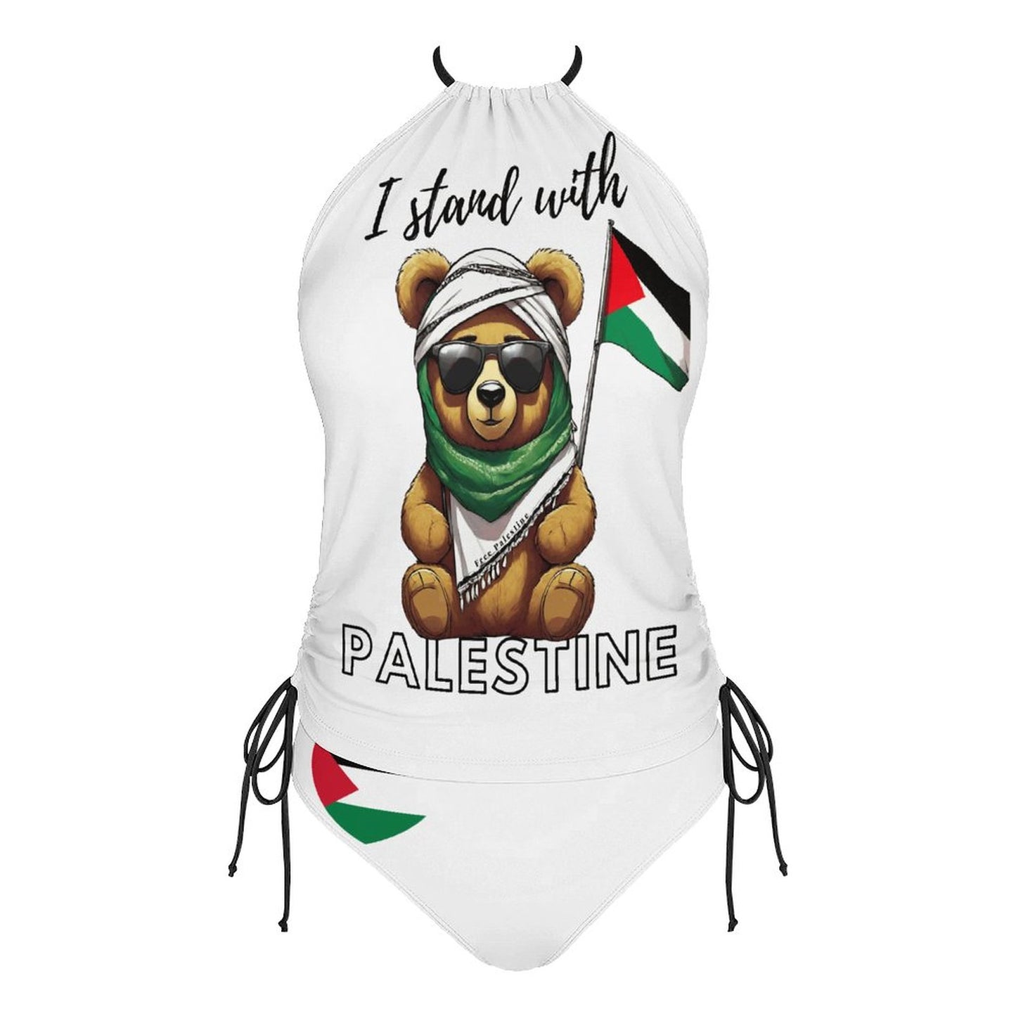 I Stand With Palestine - Tankini Swimsuit