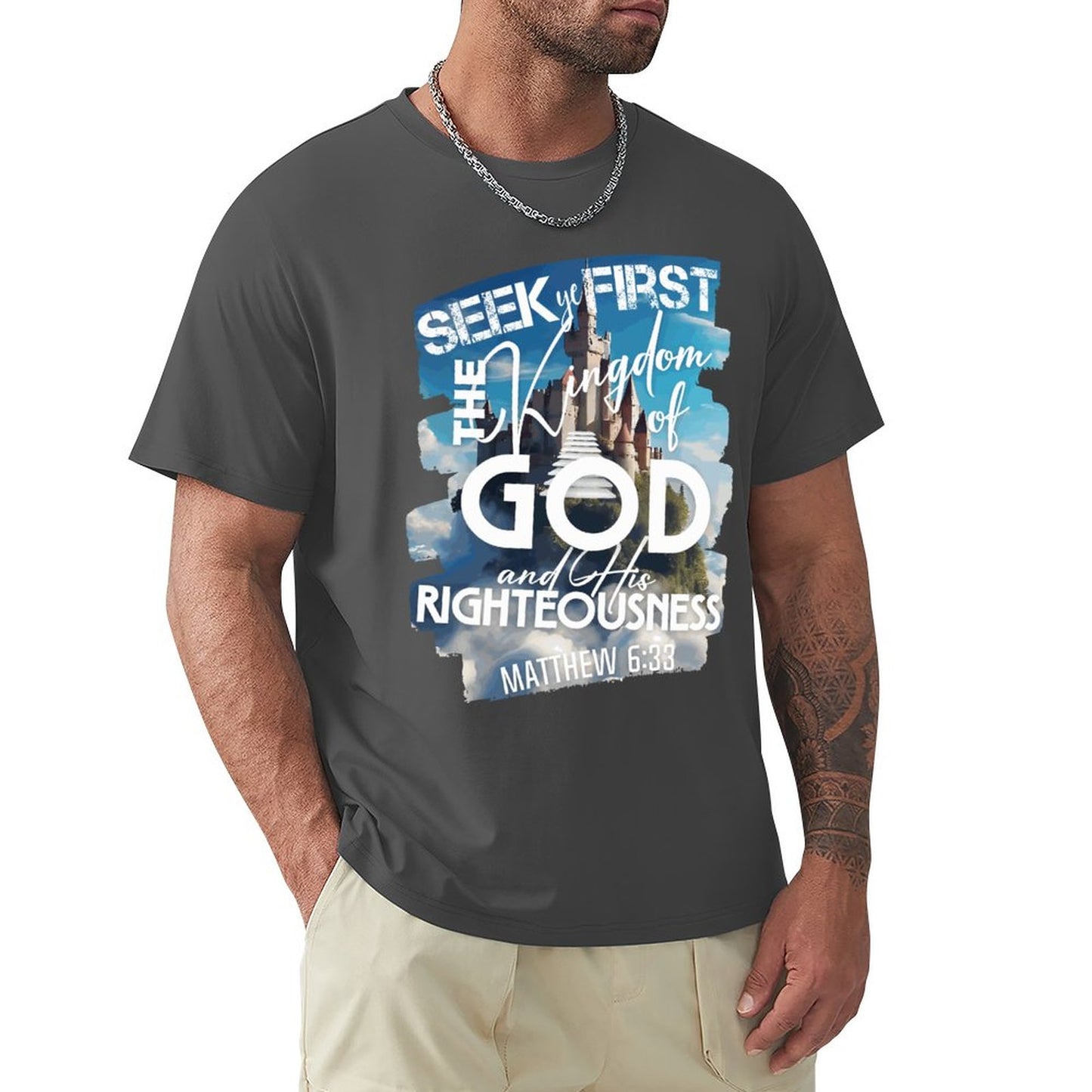 Kingdom of God - Men's Cotton Tee Shirt